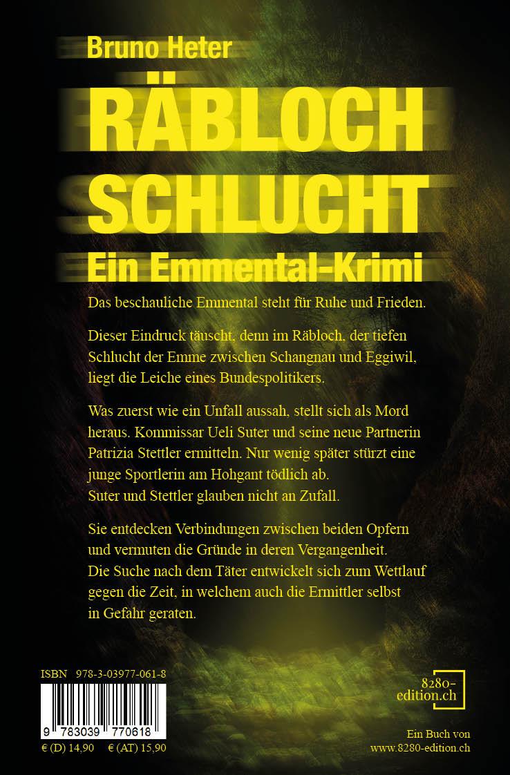 Rückseitencover Räbloch Schlucht