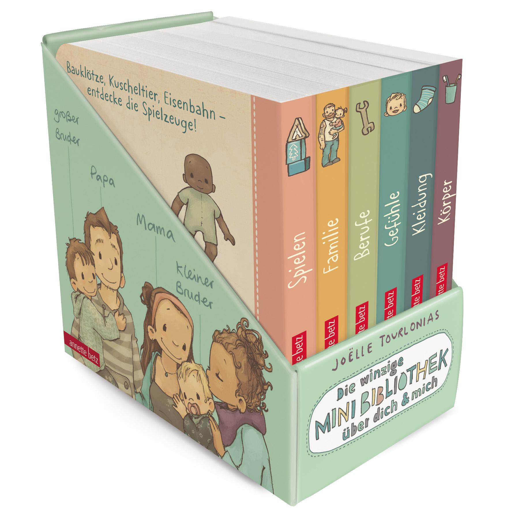 Vorderes Coverbild Die winzige Mini-Bibliothek über dich & mich (Die Mini-Bibliothek der Wörter)