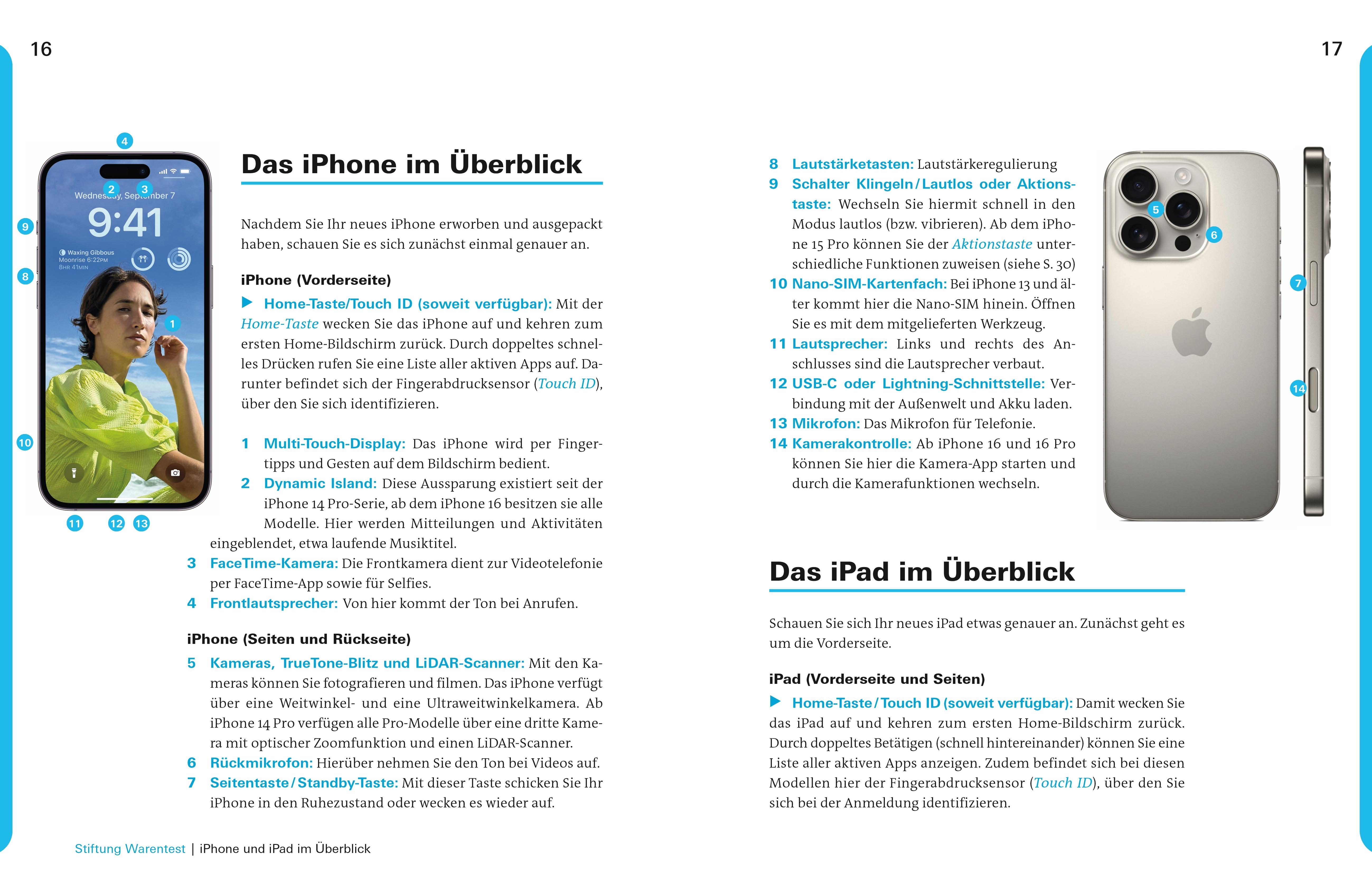 Beispielinhalt (Bild) iPhone und iPad
