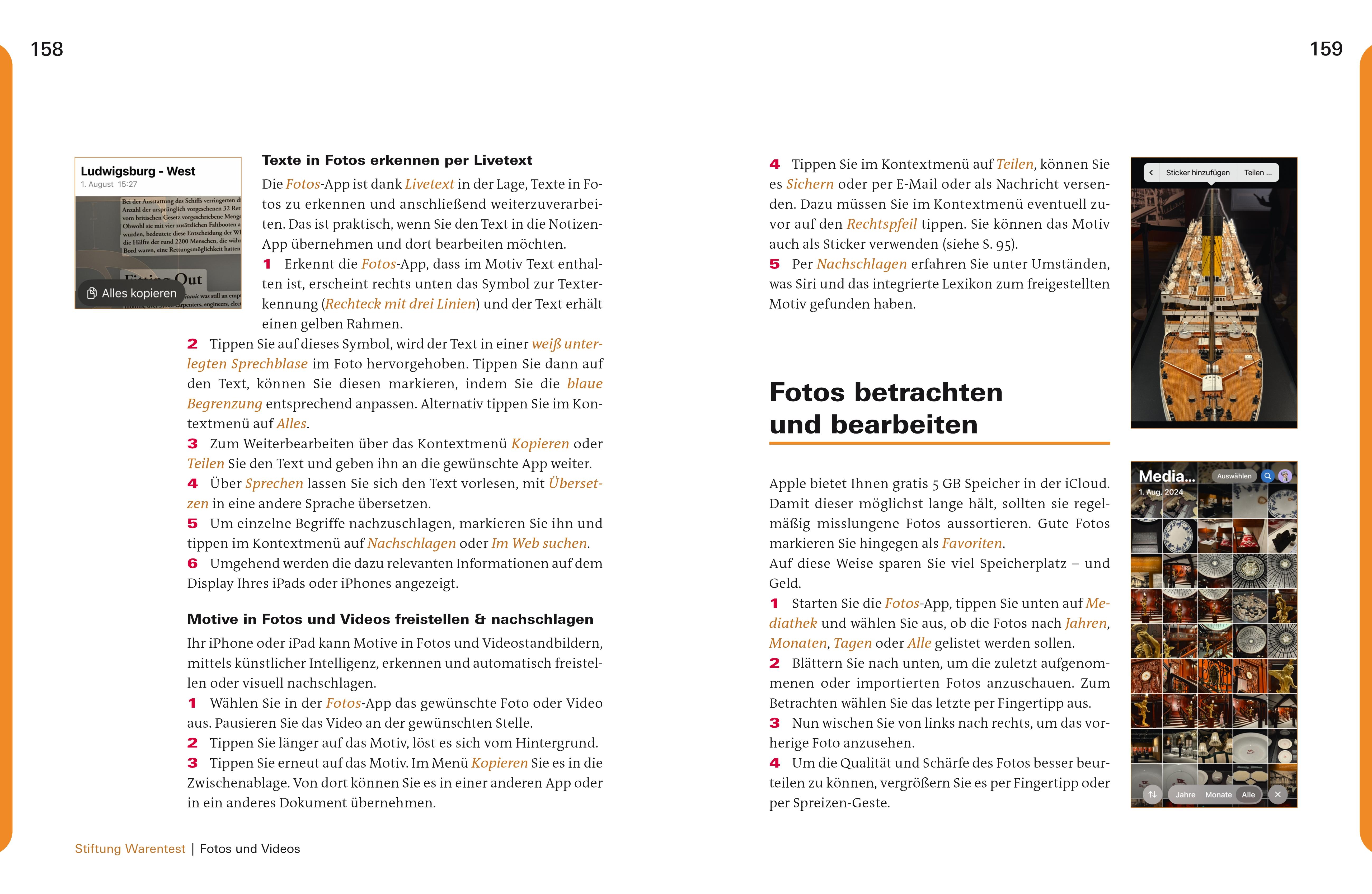 Beispielinhalt (Bild) iPhone und iPad