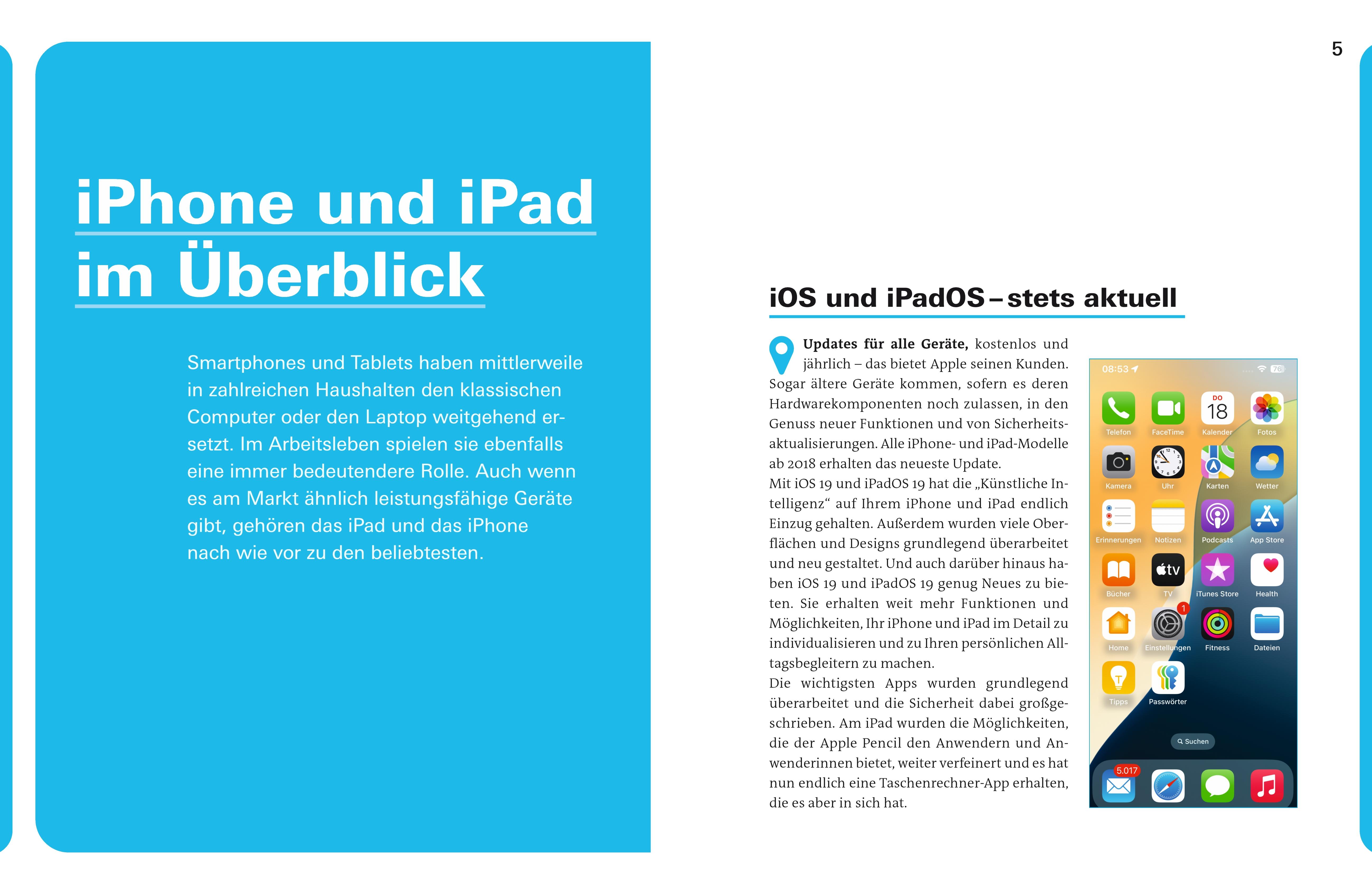 Beispielinhalt (Bild) iPhone und iPad