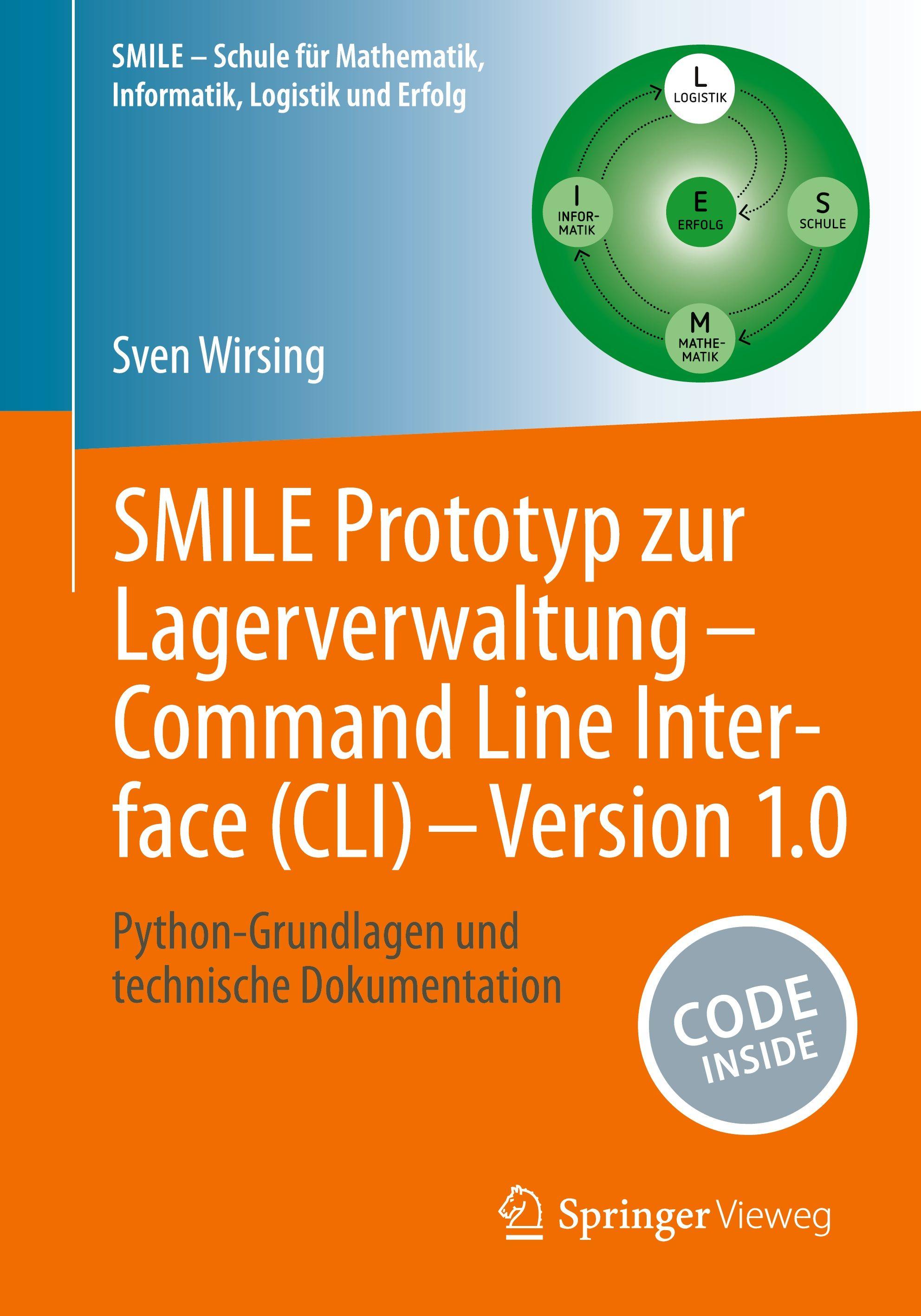 Vorderes Coverbild SMILE Prototyp zur Lagerverwaltung - Command Line Interface (CLI) - Version 1.0