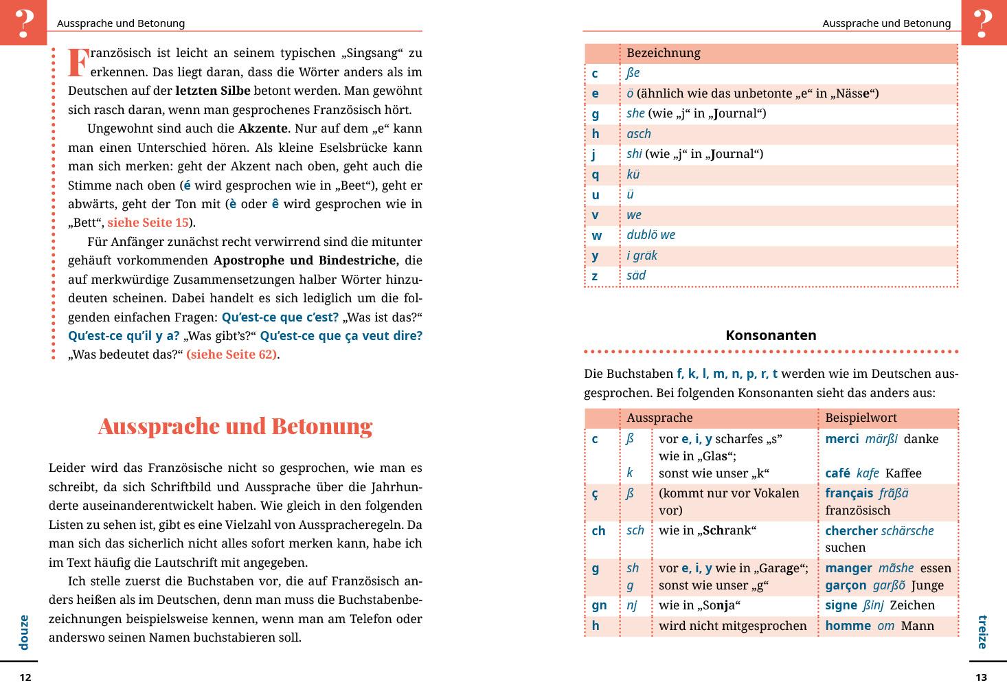 Beispielinhalt (Bild) Reise Know-How Sprachführer  Französisch - Wort für Wort
