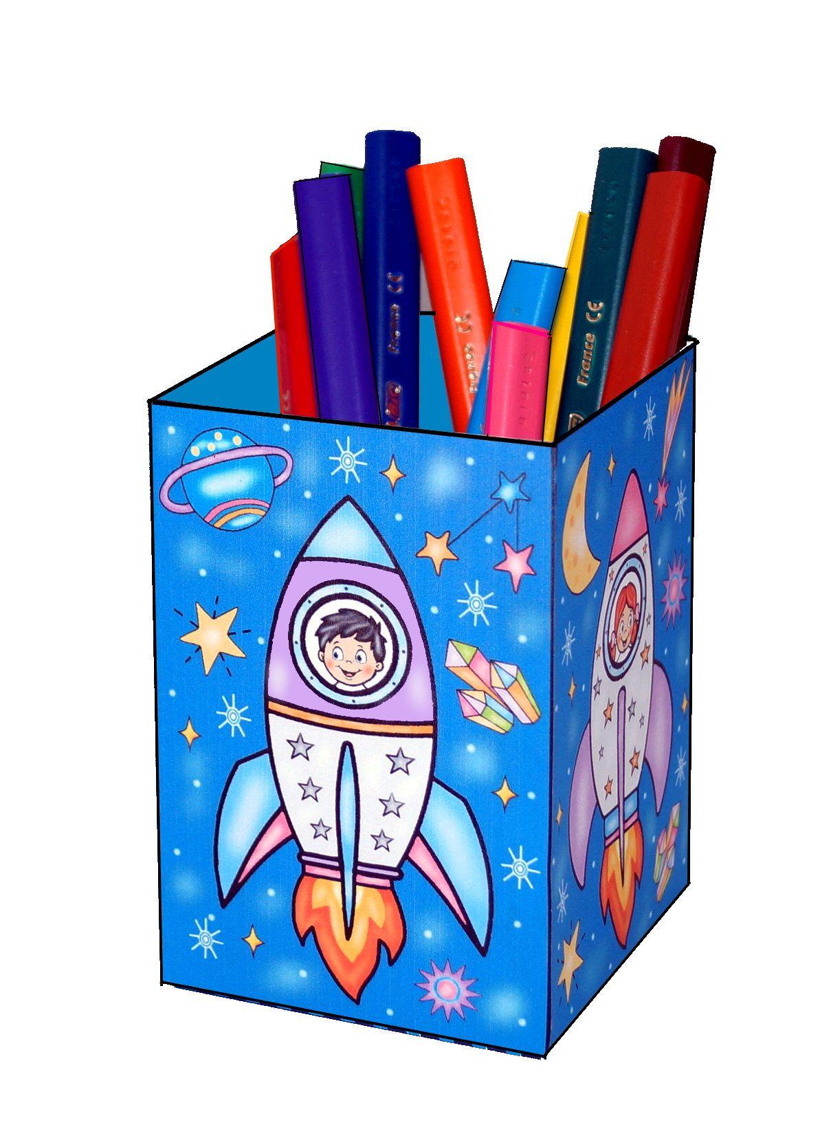 Beispielinhalt (Bild) Das Ausschneide-Bastelbuch - Weltraumabenteuer