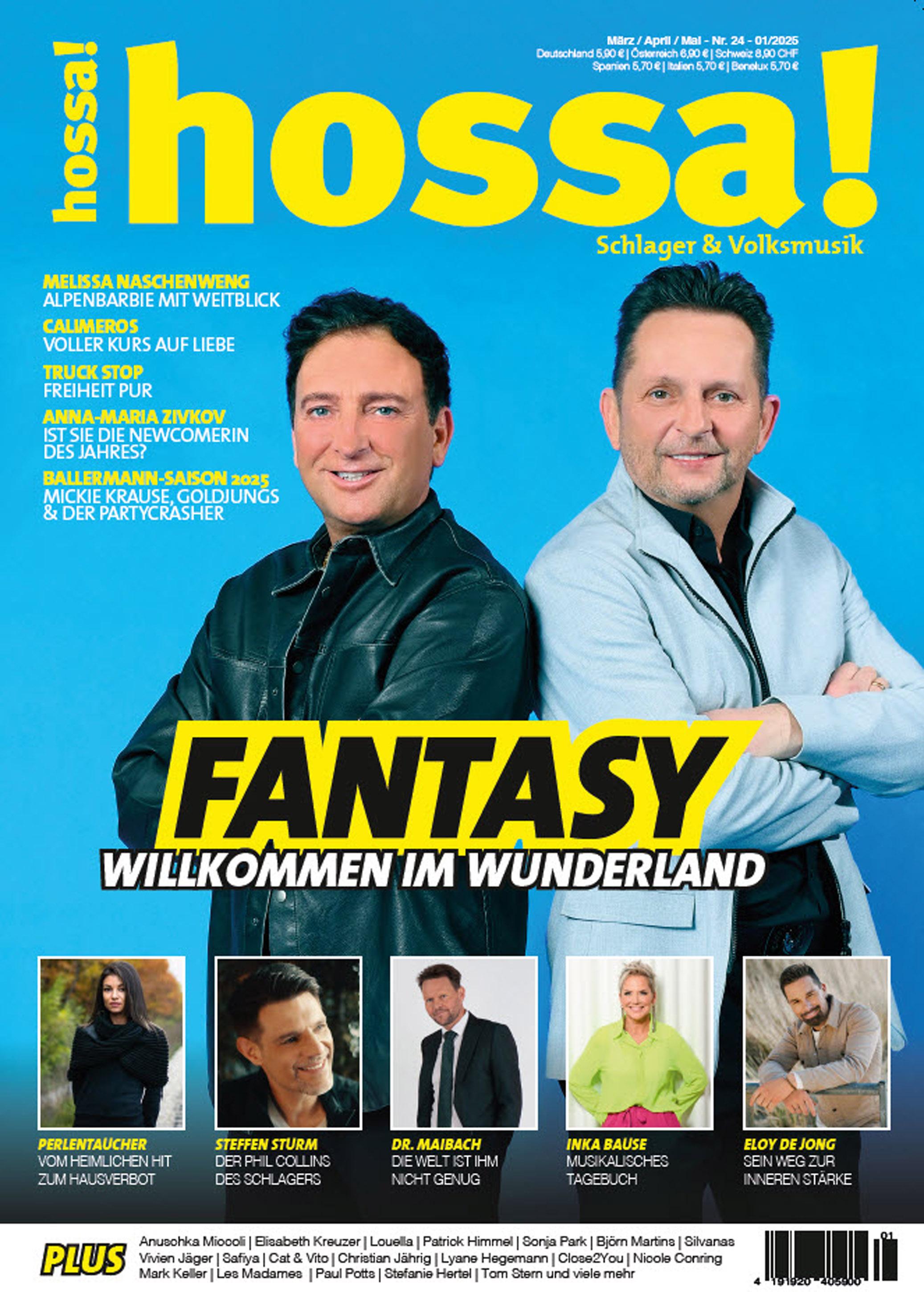 Vorderes Coverbild hossa! - Das Magazin für Volksmusik und Schlager!