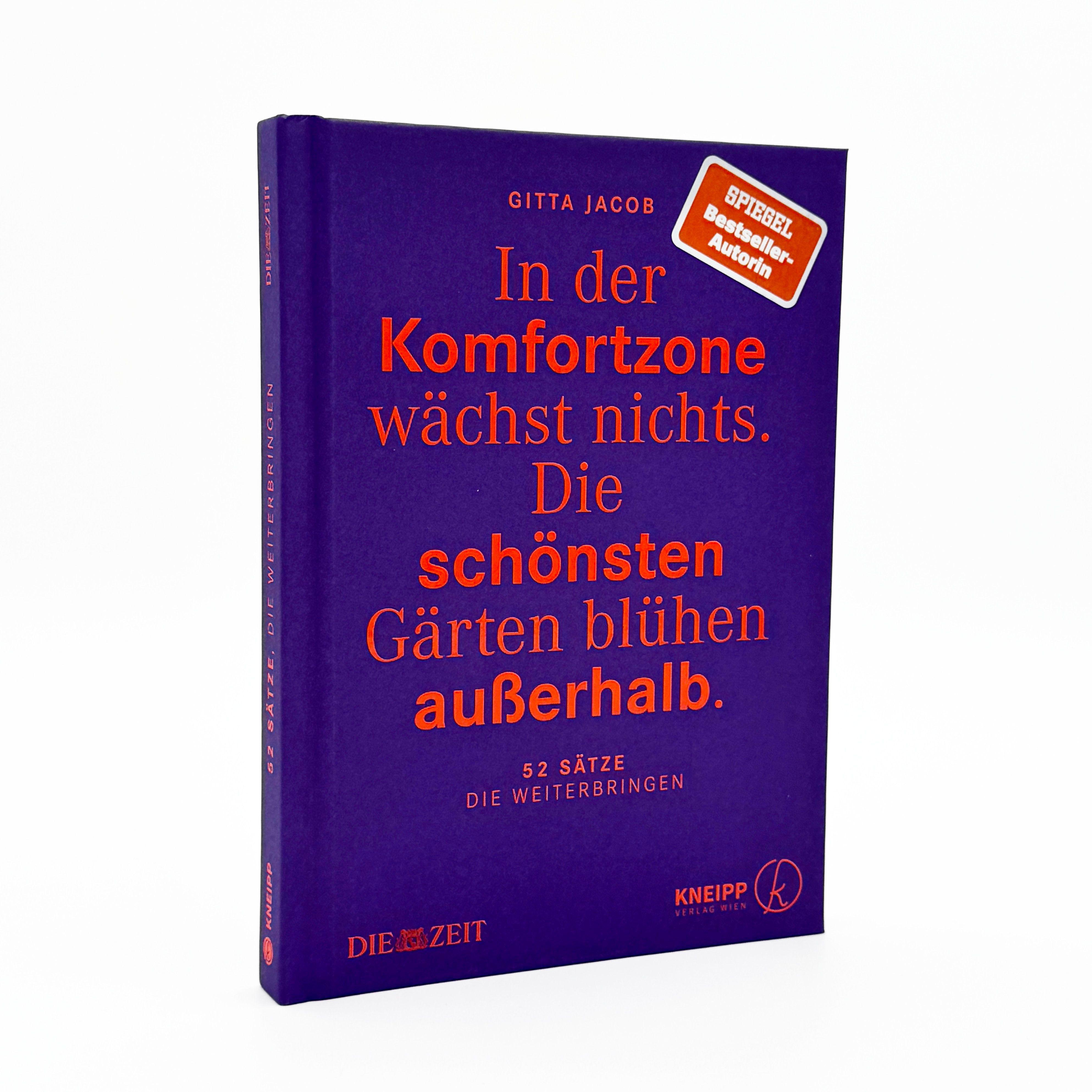 Beispielinhalt (Bild) In der Komfortzone wächst nichts. Die schönsten Gärten blühen außerhalb.