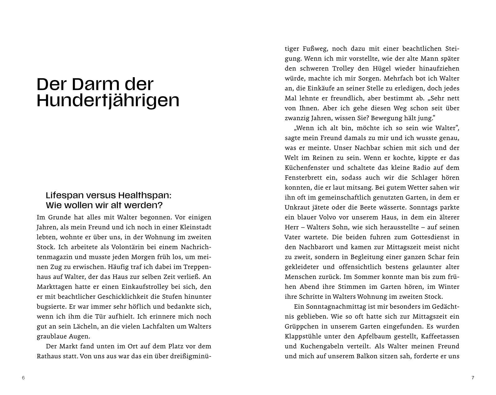 Beispielinhalt (Bild) Der Darm der 100-Jährigen