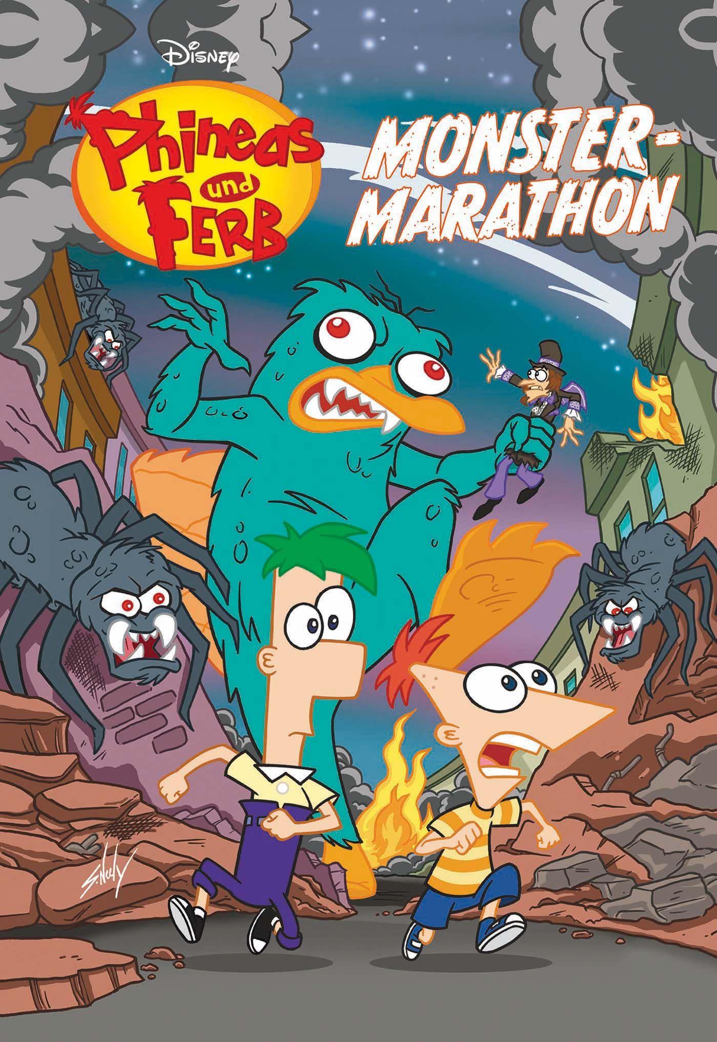Vorderes Coverbild Phineas und Ferb - Monstermarathon