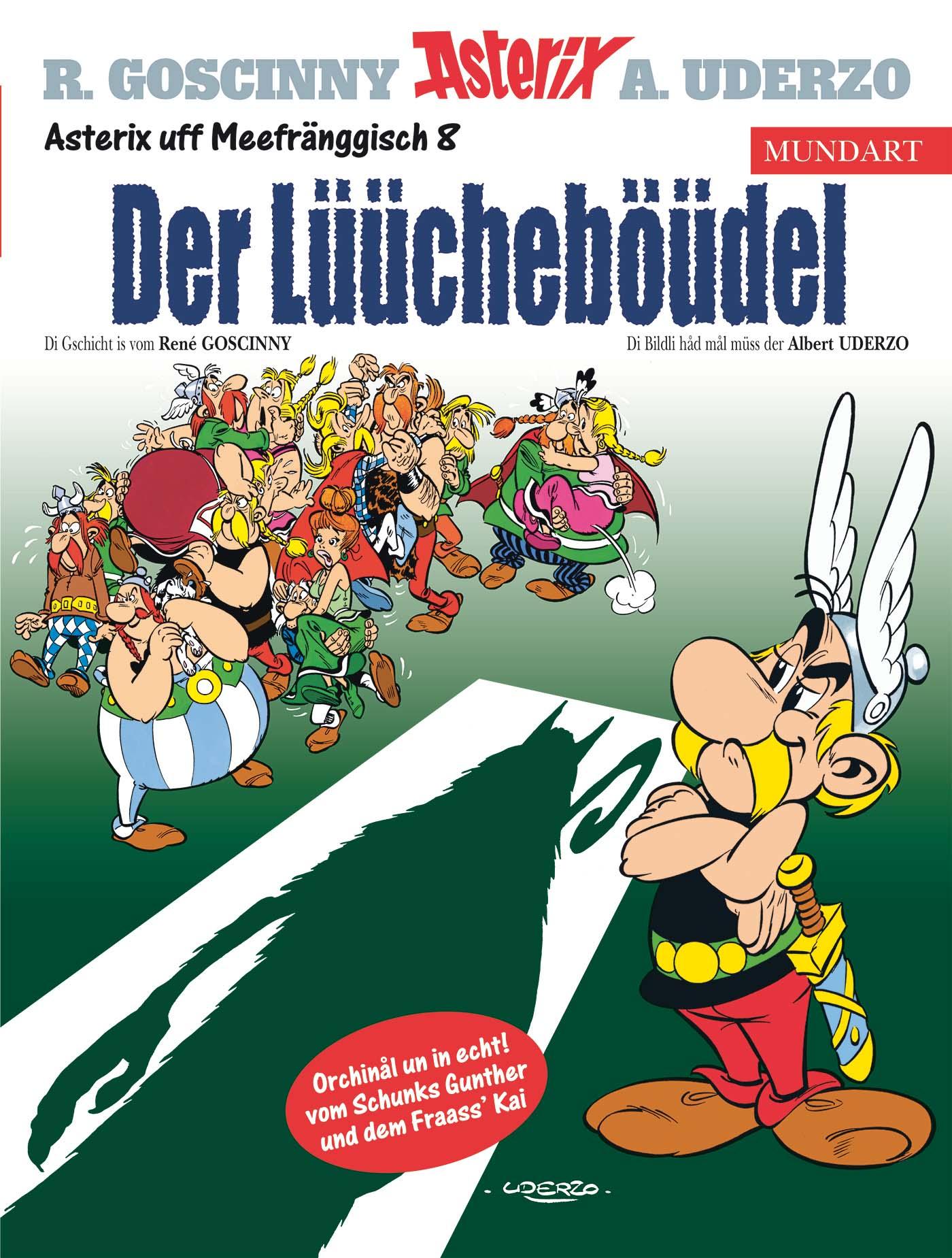 Vorderes Coverbild Asterix Mundart Meefränggisch VIII