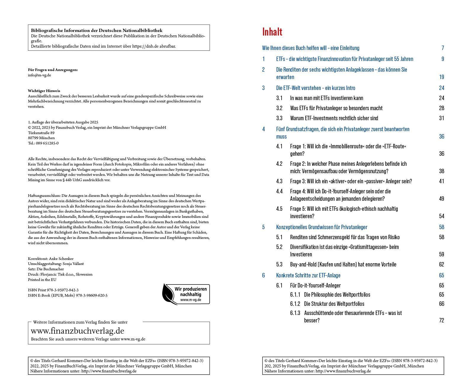 Beispielinhalt (Bild) Der leichte Einstieg in die Welt der ETFs