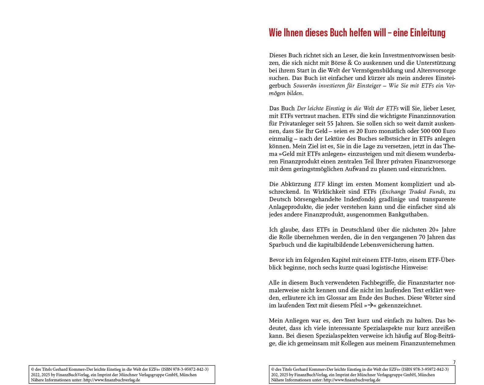 Beispielinhalt (Bild) Der leichte Einstieg in die Welt der ETFs