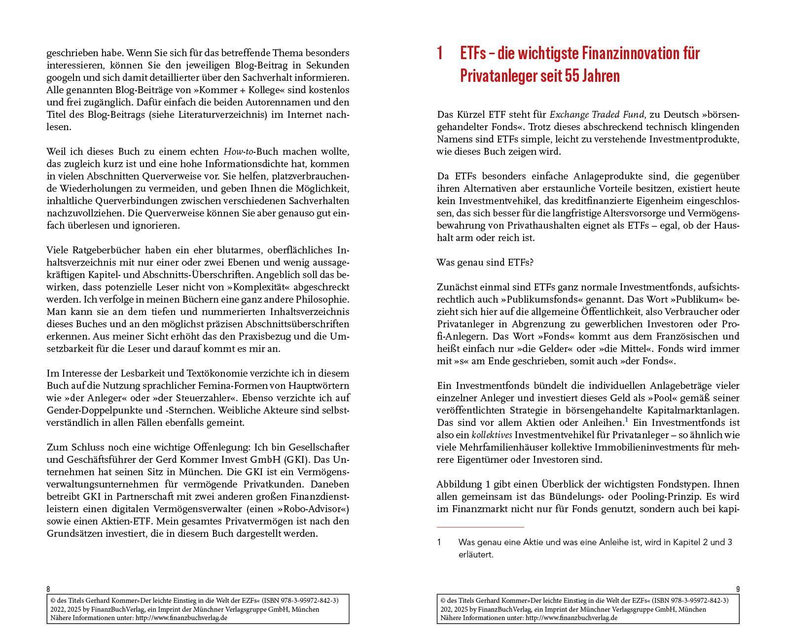 Beispielinhalt (Bild) Der leichte Einstieg in die Welt der ETFs