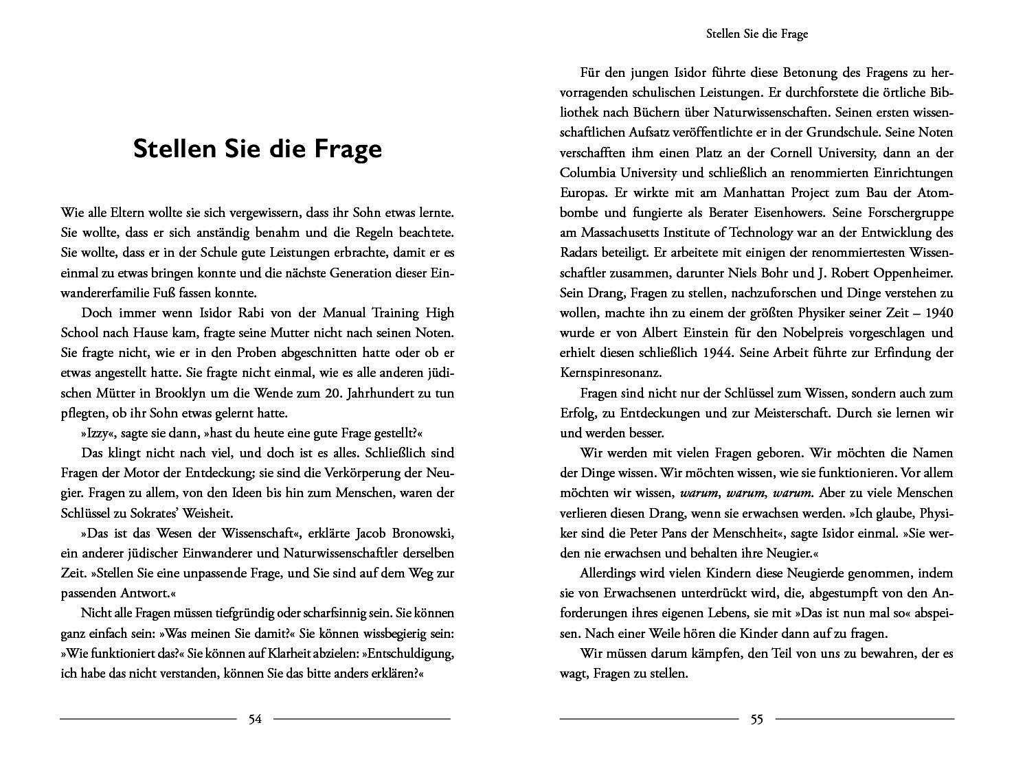 Beispielinhalt (Bild) Weisheit