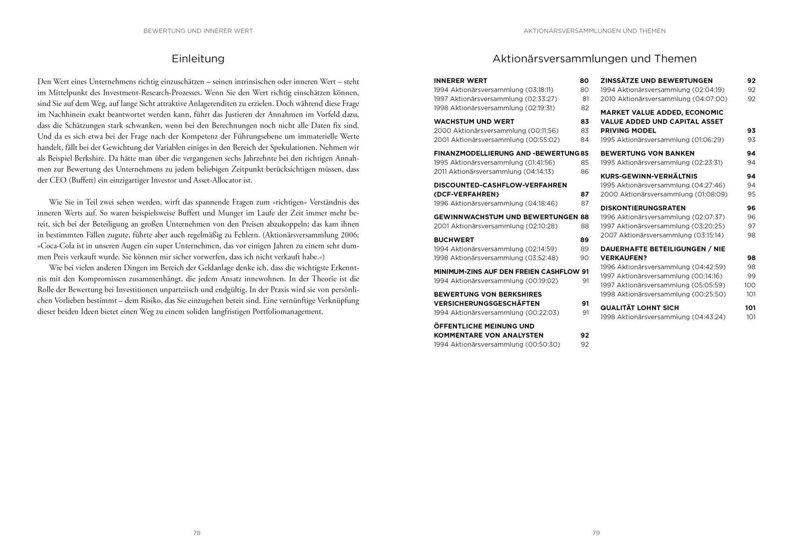 Beispielinhalt (Bild) Warren Buffett und Charlie Munger - Auf den Punkt gebracht