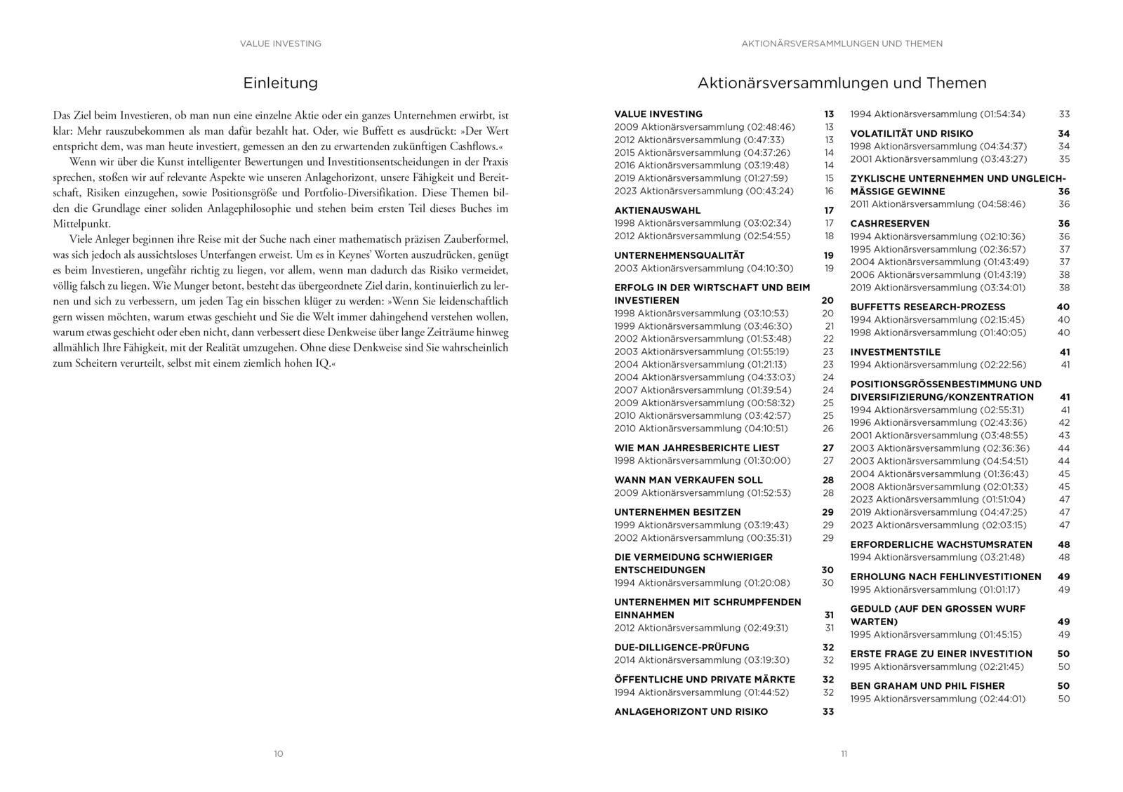Beispielinhalt (Bild) Warren Buffett und Charlie Munger - Auf den Punkt gebracht