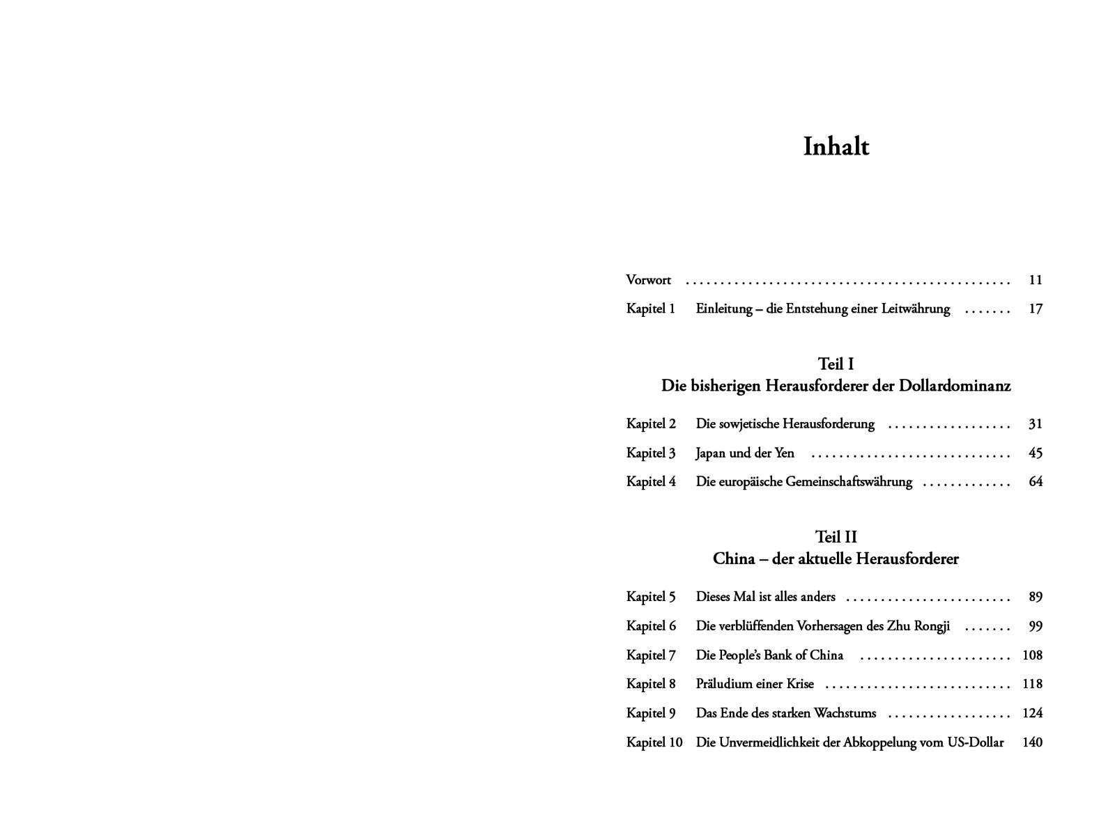 Beispielinhalt (Bild) Our Dollar, your Problem