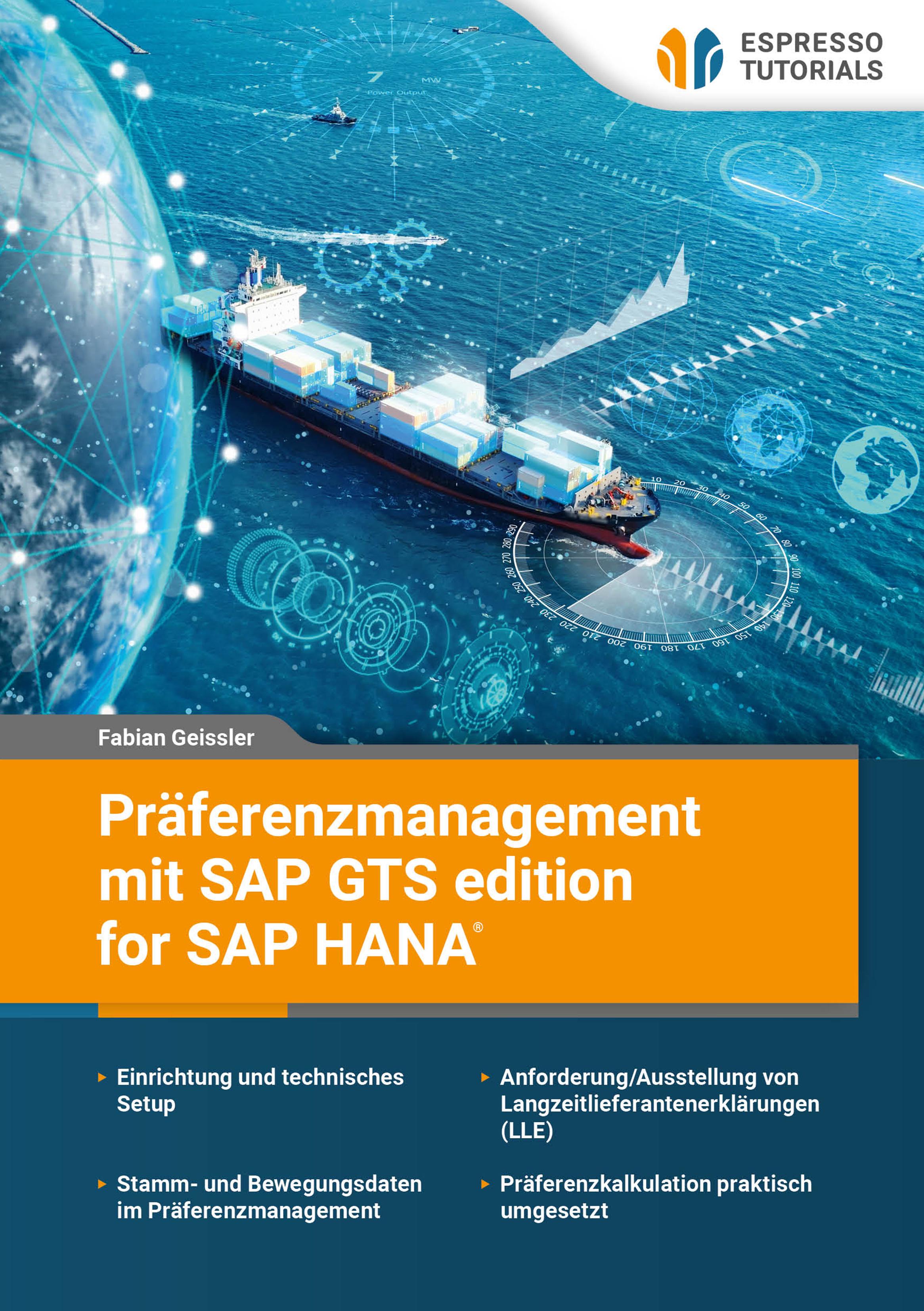 Vorderes Coverbild Präferenzmanagement mit SAP GTS edition for SAP HANA