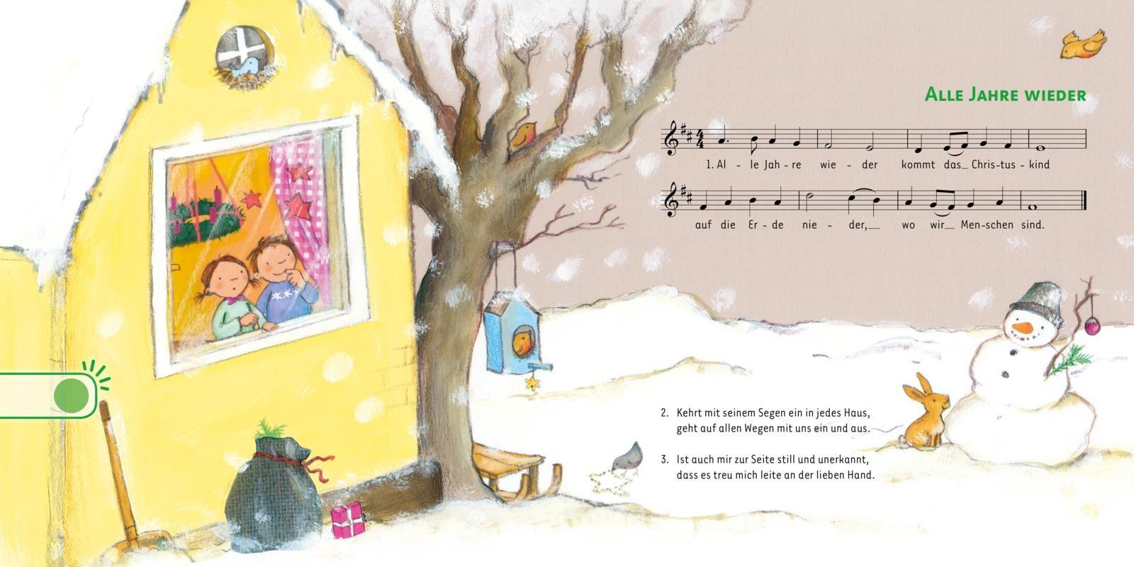 Beispielinhalt (Bild) Hör mal (Soundbuch):  Die schönsten Weihnachtslieder