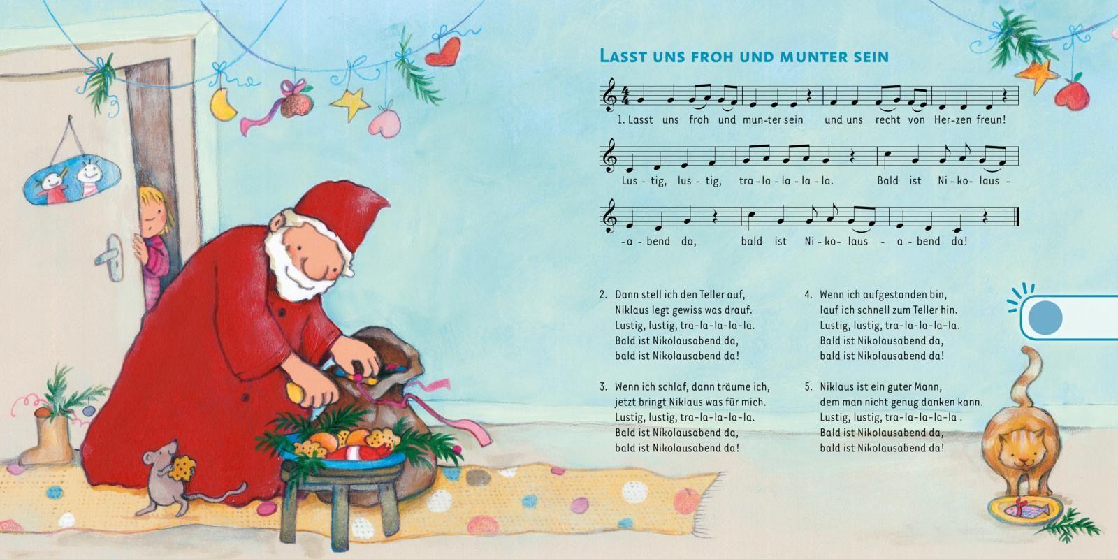 Beispielinhalt (Bild) Hör mal (Soundbuch):  Die schönsten Weihnachtslieder