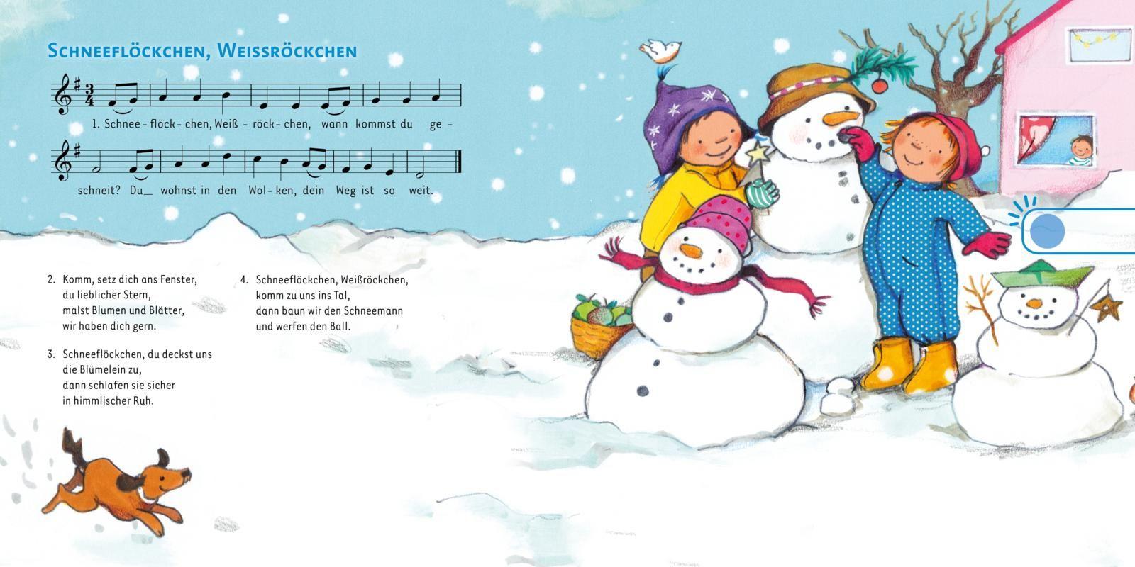 Beispielinhalt (Bild) Hör mal (Soundbuch):  Die schönsten Weihnachtslieder