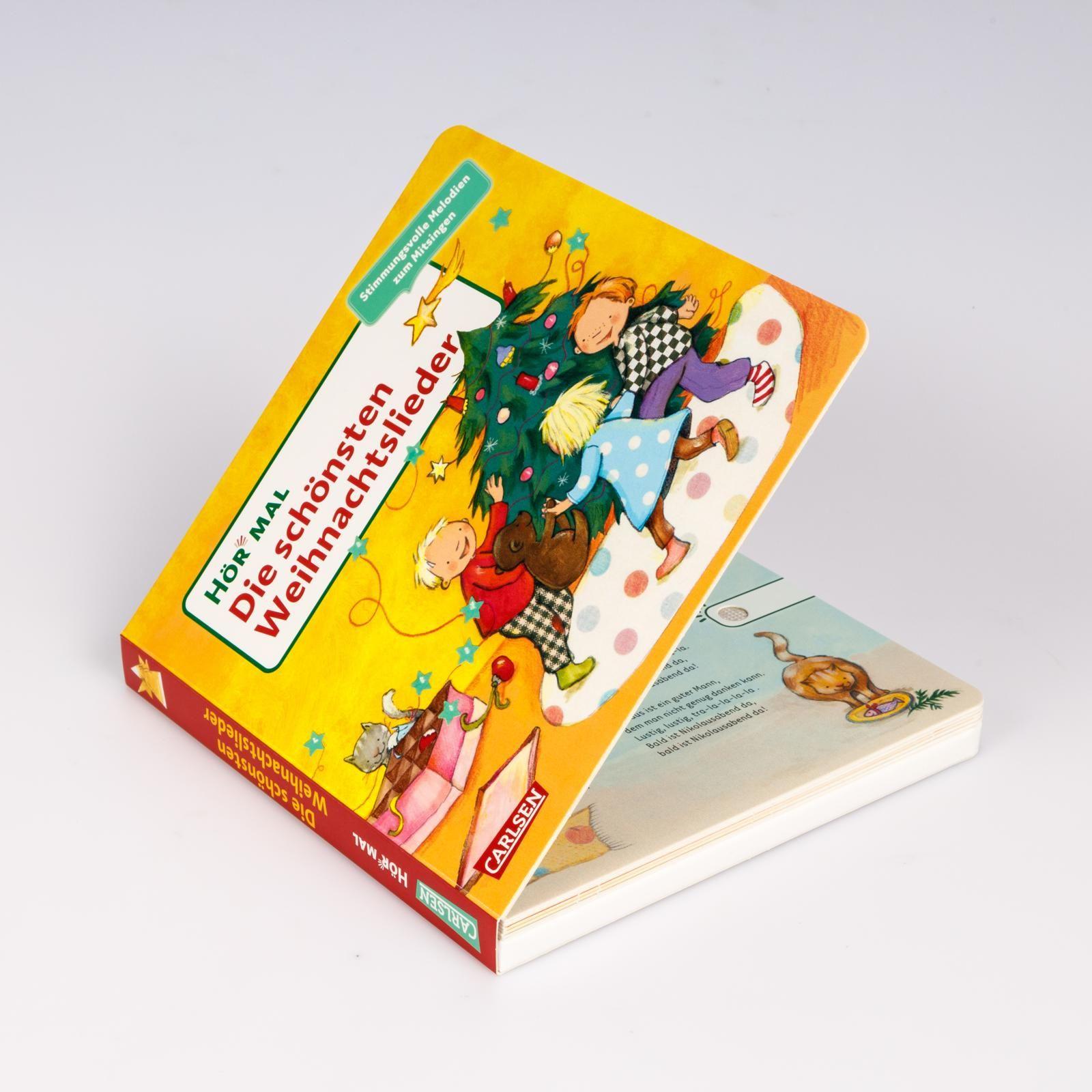 Beispielinhalt (Bild) Hör mal (Soundbuch):  Die schönsten Weihnachtslieder