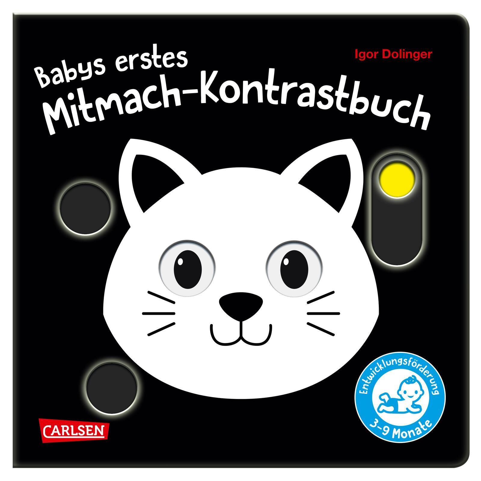 Vorderes Coverbild Babys erstes Mitmach-Kontrastbuch