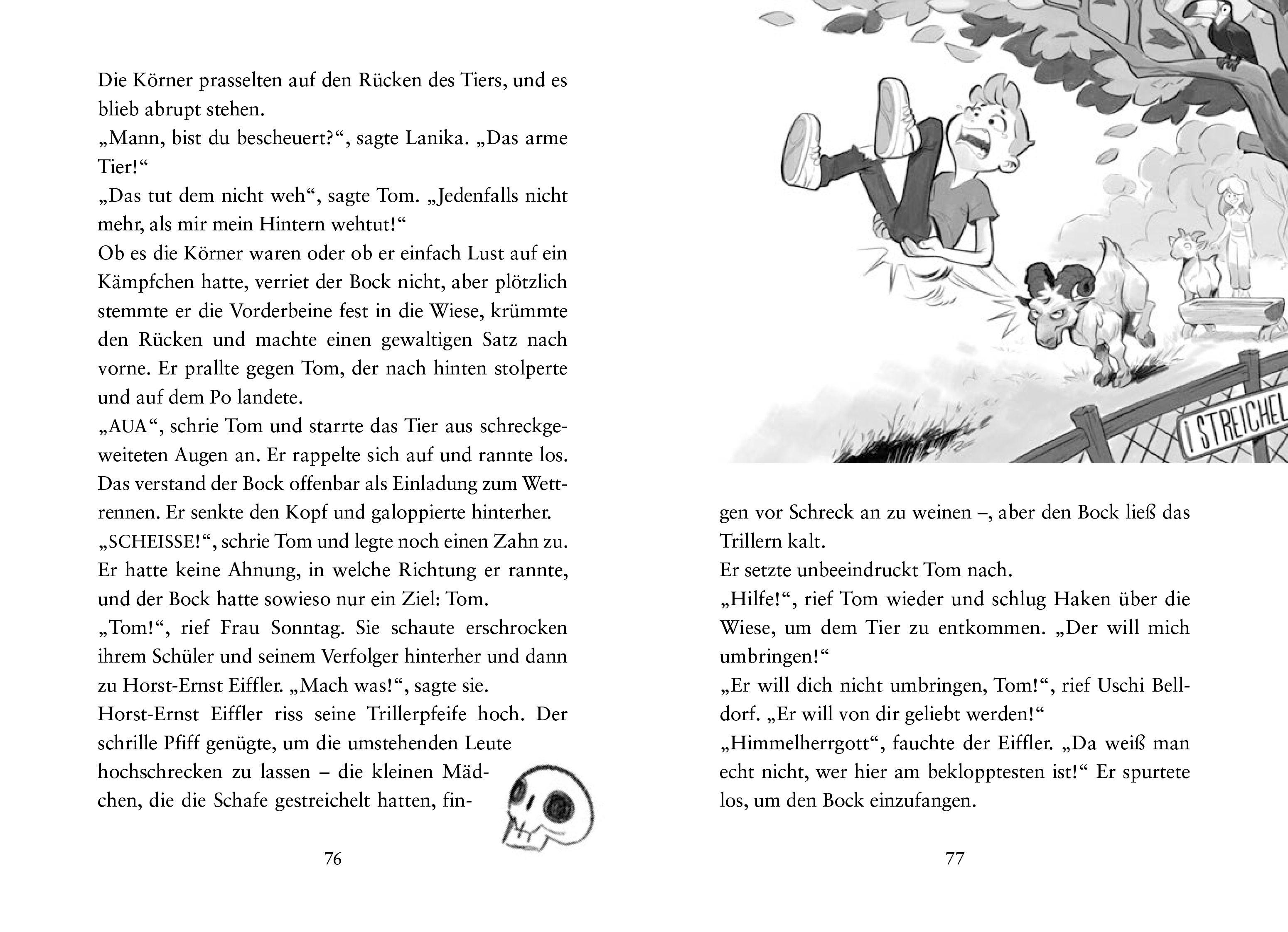 Beispielinhalt (Bild) Die schlimmste Klasse der Welt (Band 5) - Nix wie weg!