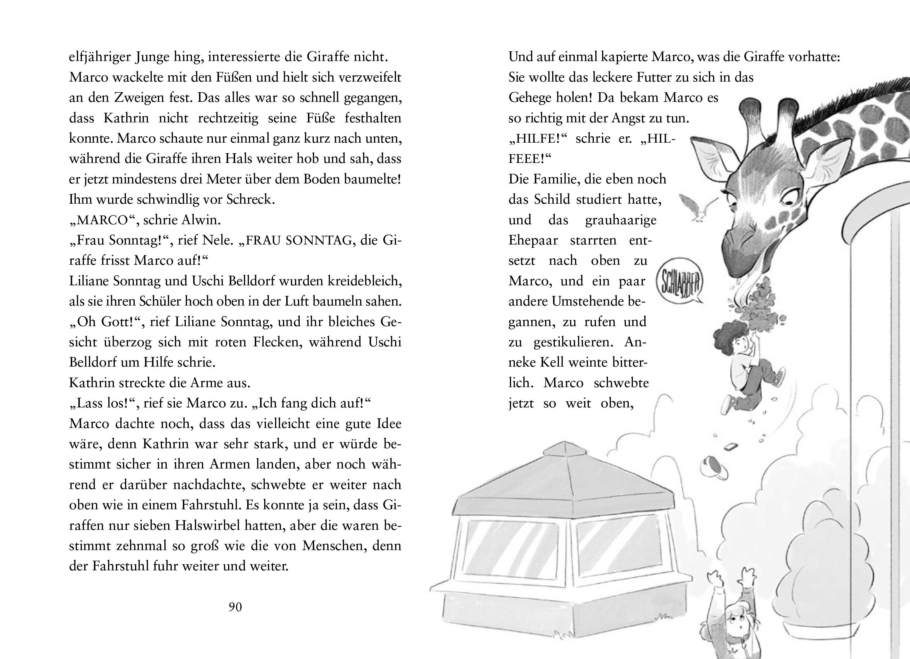 Beispielinhalt (Bild) Die schlimmste Klasse der Welt (Band 5) - Nix wie weg!