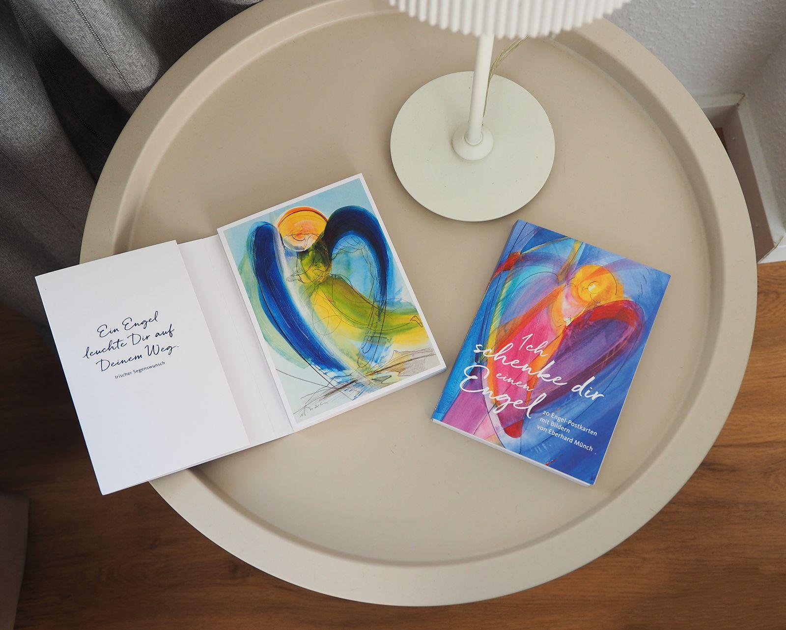 Beispielinhalt (Bild) Ich schenke dir einen Engel - Postkartenbuch