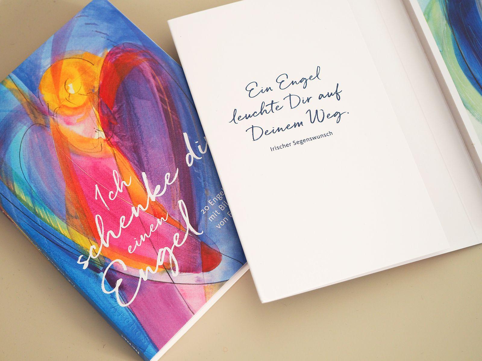 Beispielinhalt (Bild) Ich schenke dir einen Engel - Postkartenbuch