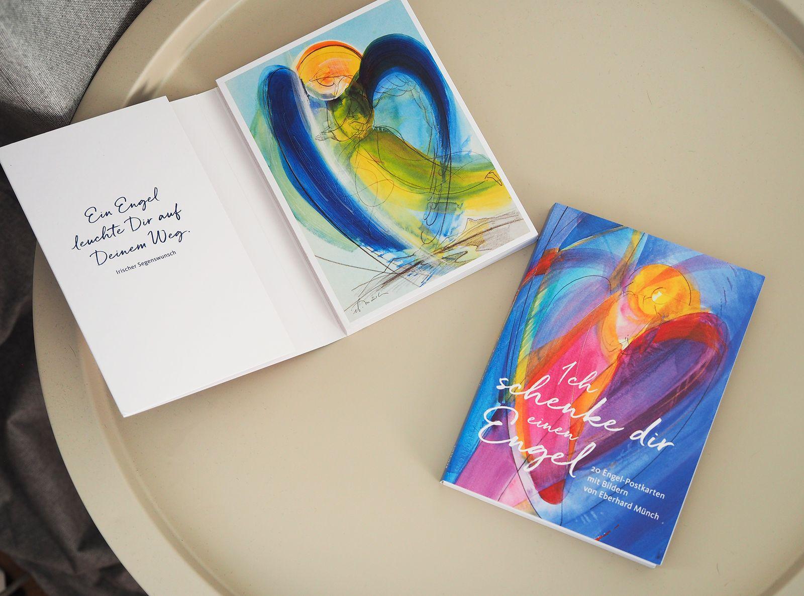 Beispielinhalt (Bild) Ich schenke dir einen Engel - Postkartenbuch