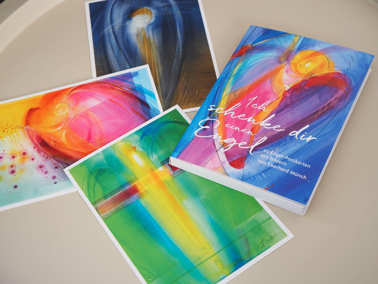 Beispielinhalt (Bild) Ich schenke dir einen Engel - Postkartenbuch