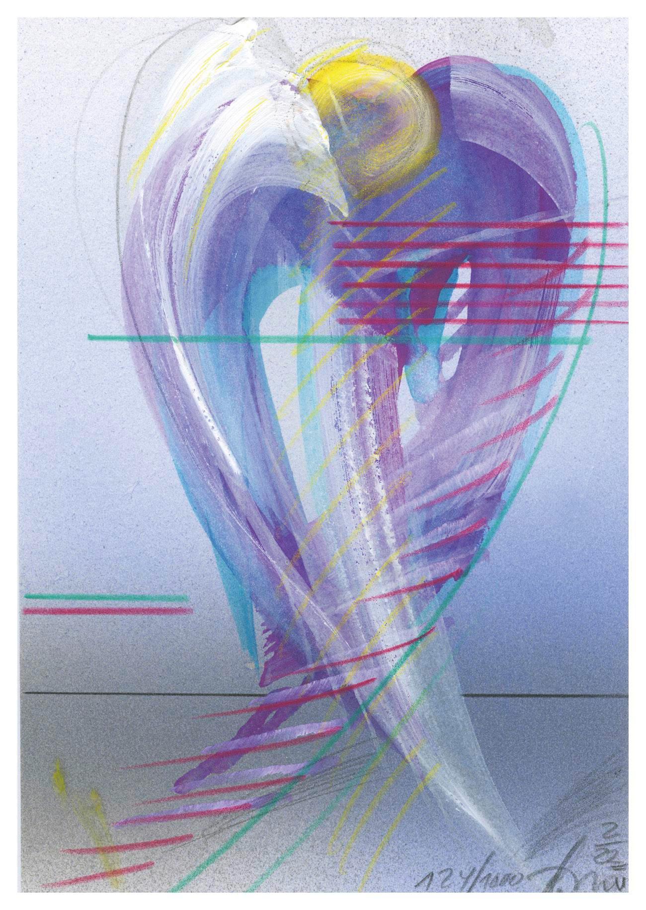 Beispielinhalt (Bild) Ich schenke dir einen Engel - Postkartenbuch