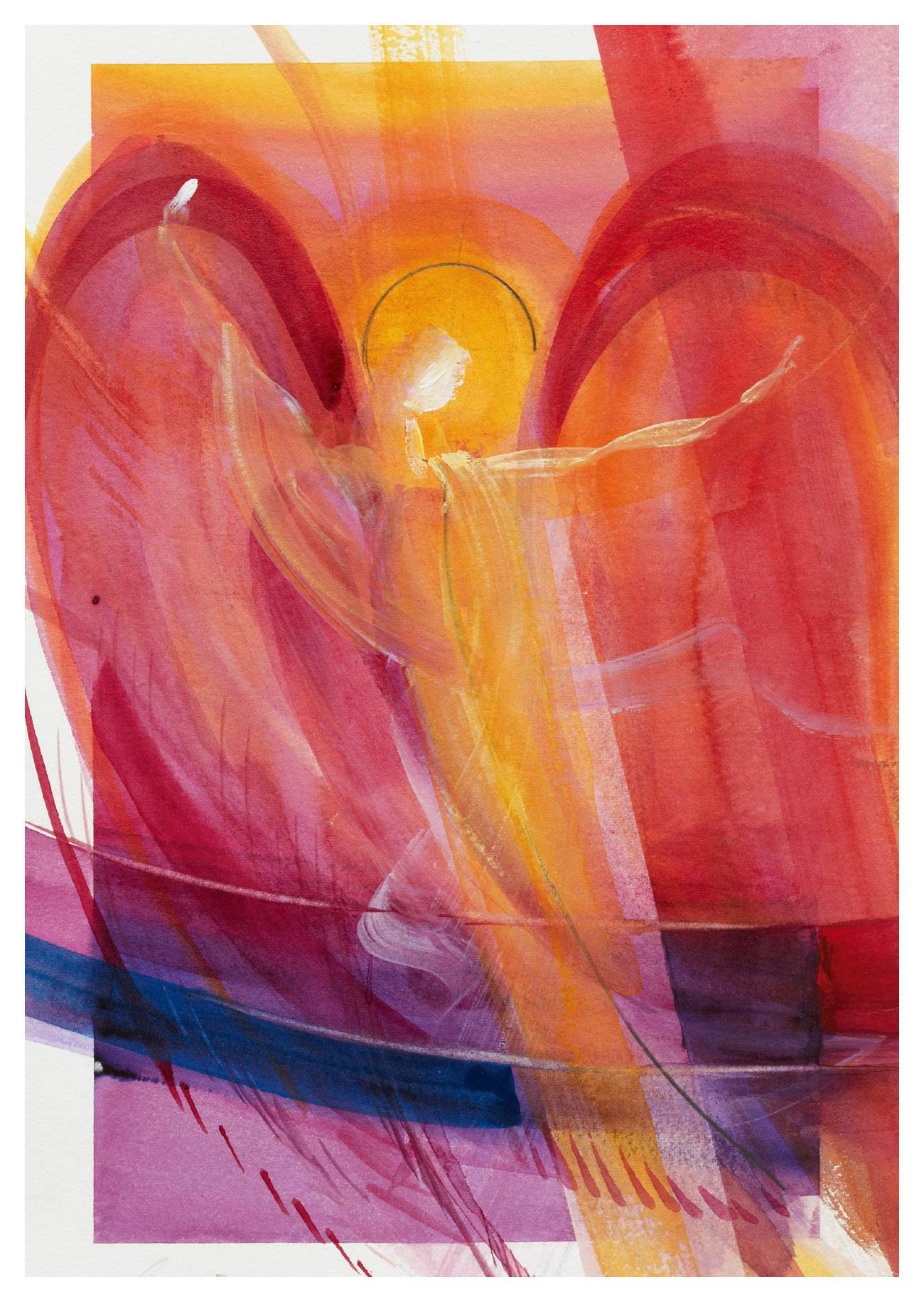 Beispielinhalt (Bild) Ich schenke dir einen Engel - Postkartenbuch