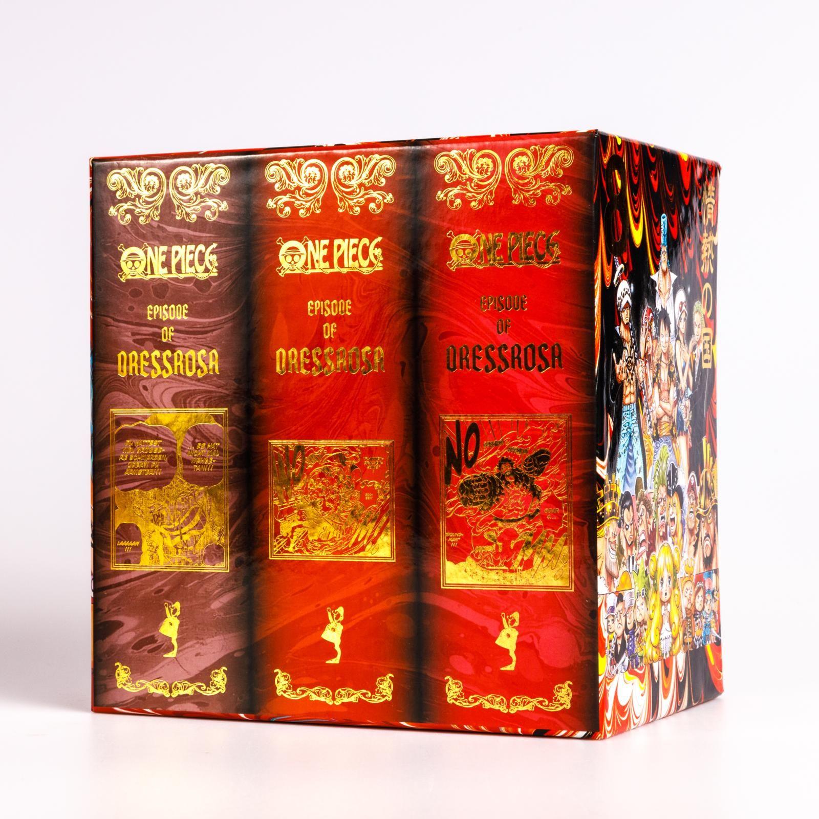 Beispielinhalt (Bild) One Piece Sammelschuber 8: Dressrosa (inklusive Band 71-80)