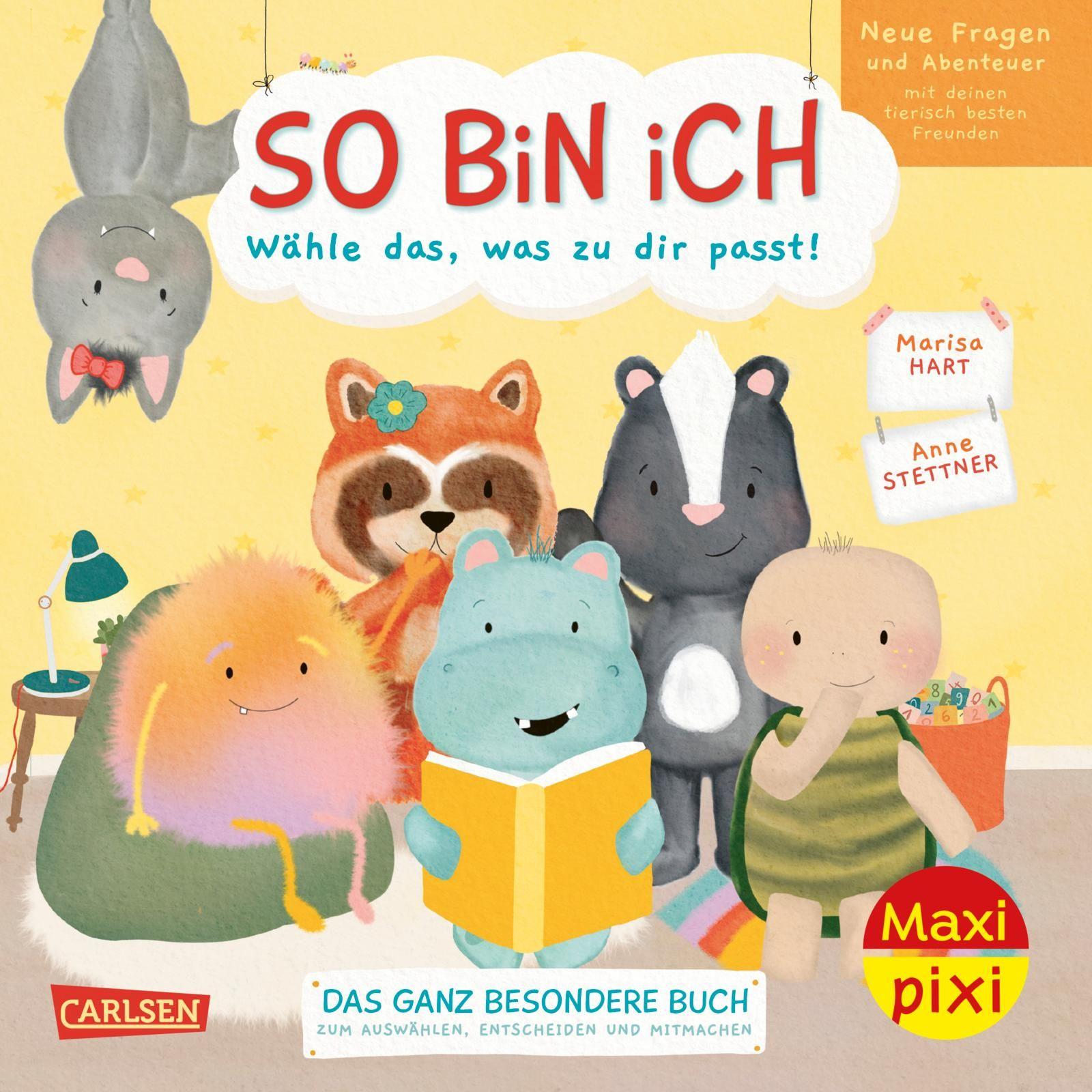 Vorderes Coverbild Maxi Pixi 481: VE 5: So bin ich: Neue Fragen und Abenteuer mit deinen tierisch besten Freunden (5 Exemplare)