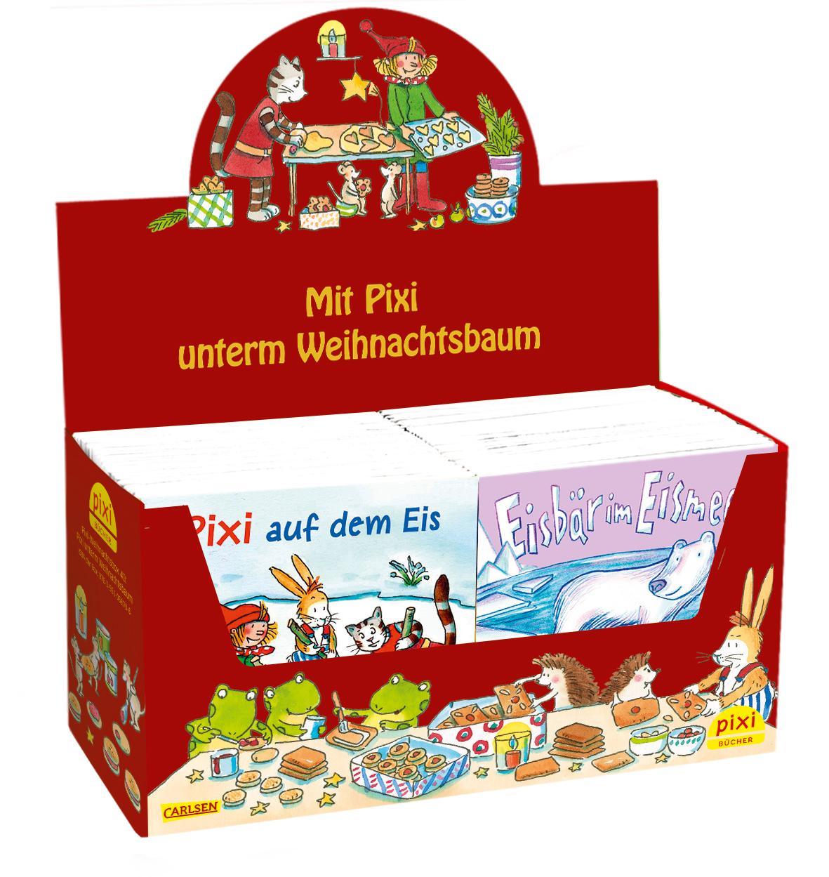 Beispielinhalt (Bild) Pixi-Weihnachts-Box 40: Pixi unterm Weihnachtsbaum (8x8 Exemplare)