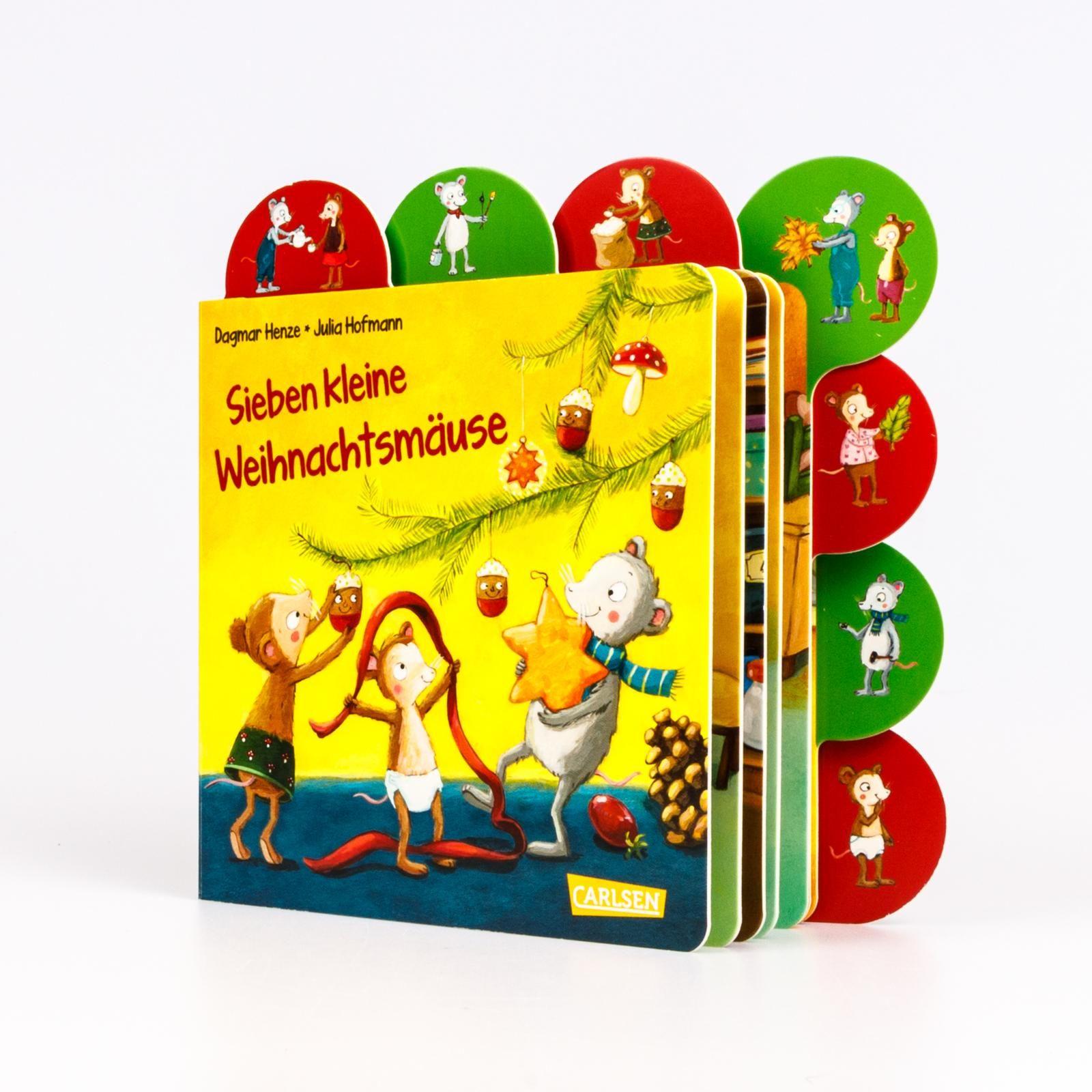 Beispielinhalt (Bild) Sieben kleine Weihnachtsmäuse