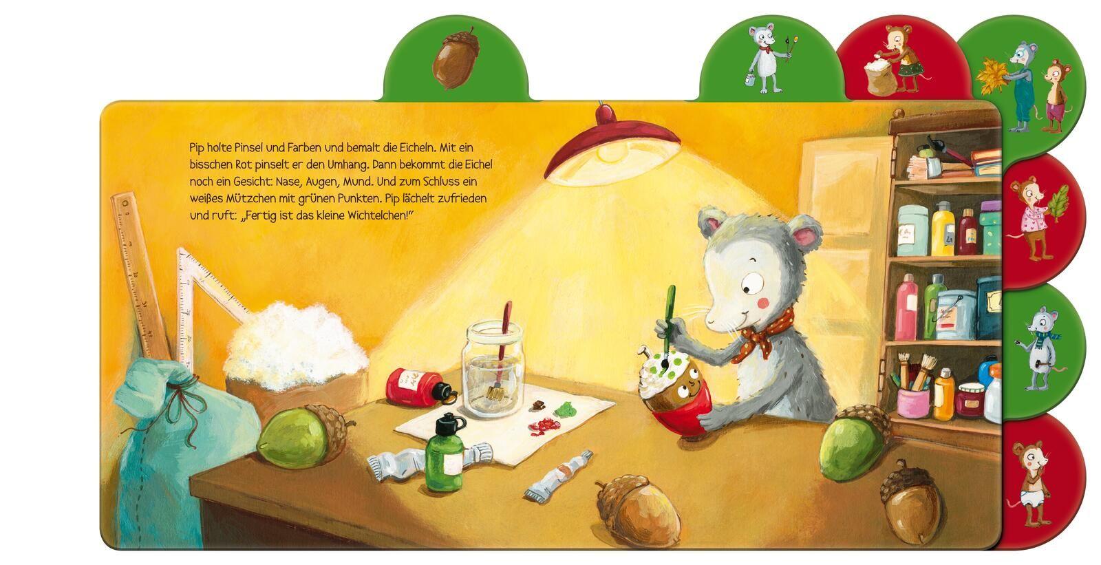 Beispielinhalt (Bild) Sieben kleine Weihnachtsmäuse