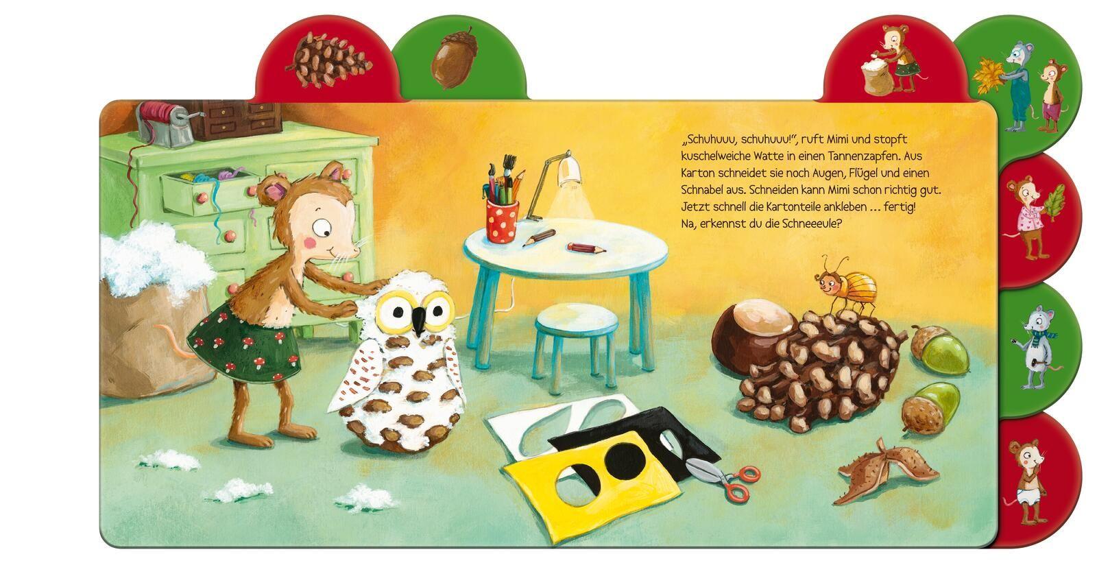 Beispielinhalt (Bild) Sieben kleine Weihnachtsmäuse