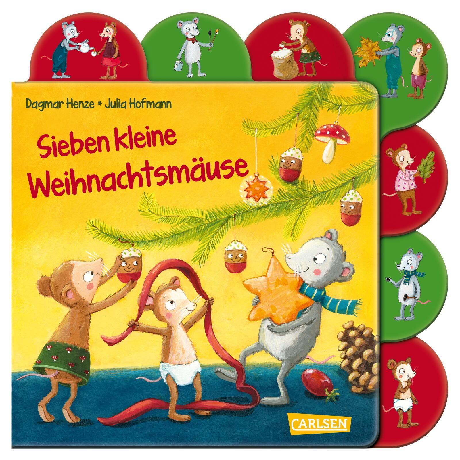 Vorderes Coverbild Sieben kleine Weihnachtsmäuse