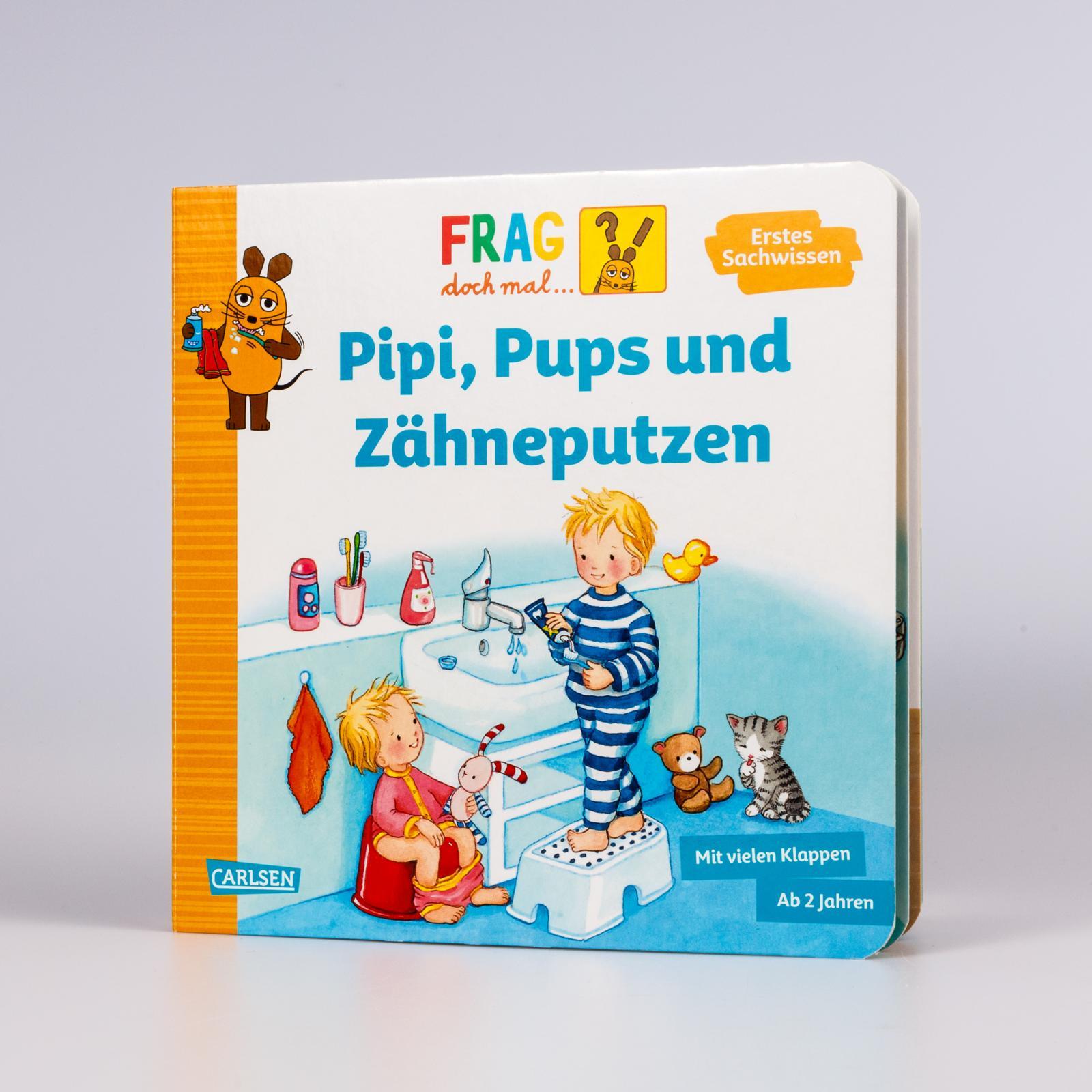 Beispielinhalt (Bild) Frag doch mal ... die Maus: Pipi, Pups und Zähneputzen