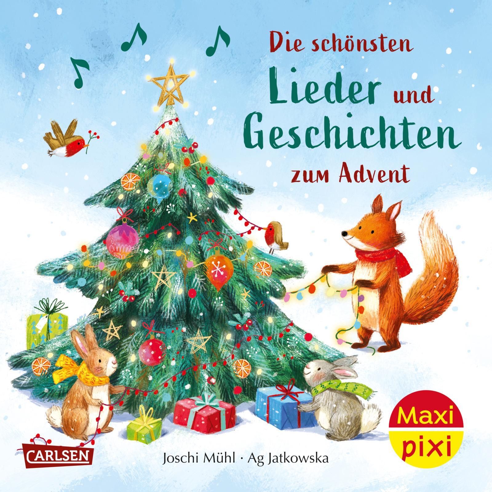 Vorderes Coverbild Maxi Pixi 455: VE 5: Die schönsten Lieder und Geschichten zum Advent (5 Exemplare)