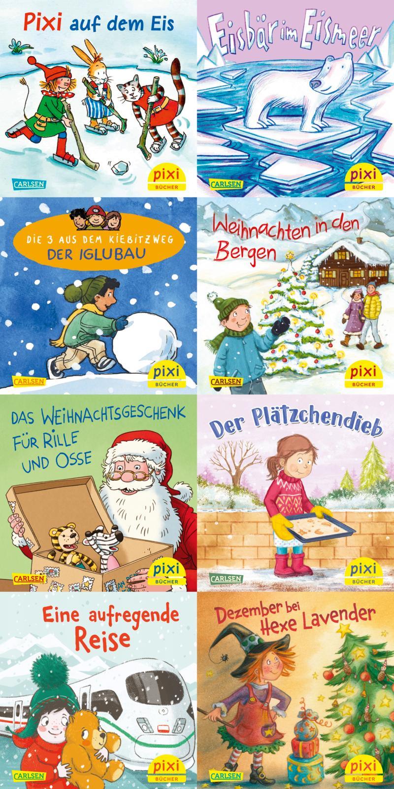 Vorderes Coverbild Pixi-Weihnachts-8er-Set 40: Pixi unterm Weihnachtsbaum (8x1 Exemplar)