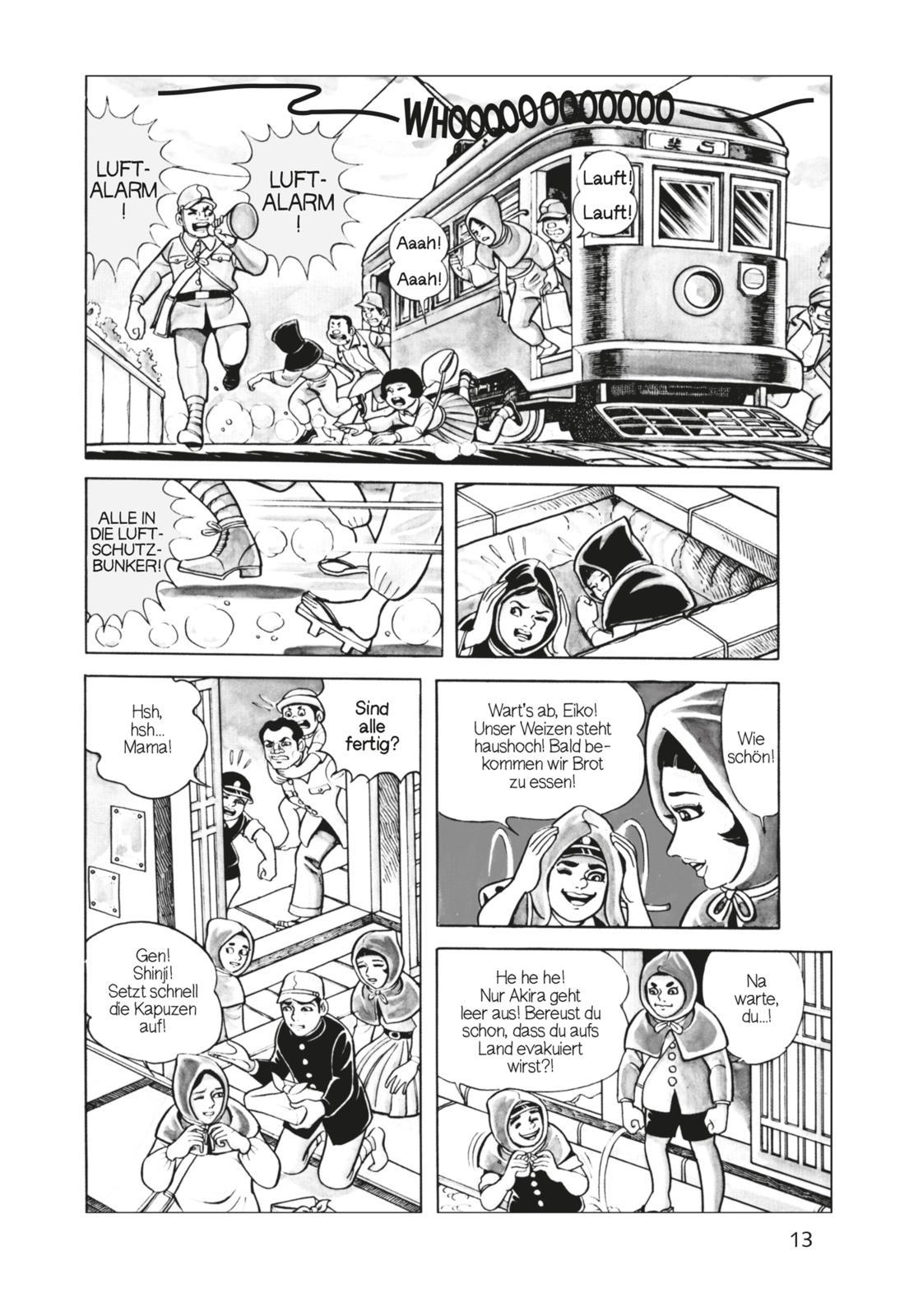 Beispielinhalt (Bild) Barfuß durch Hiroshima Doppelpack 1-2