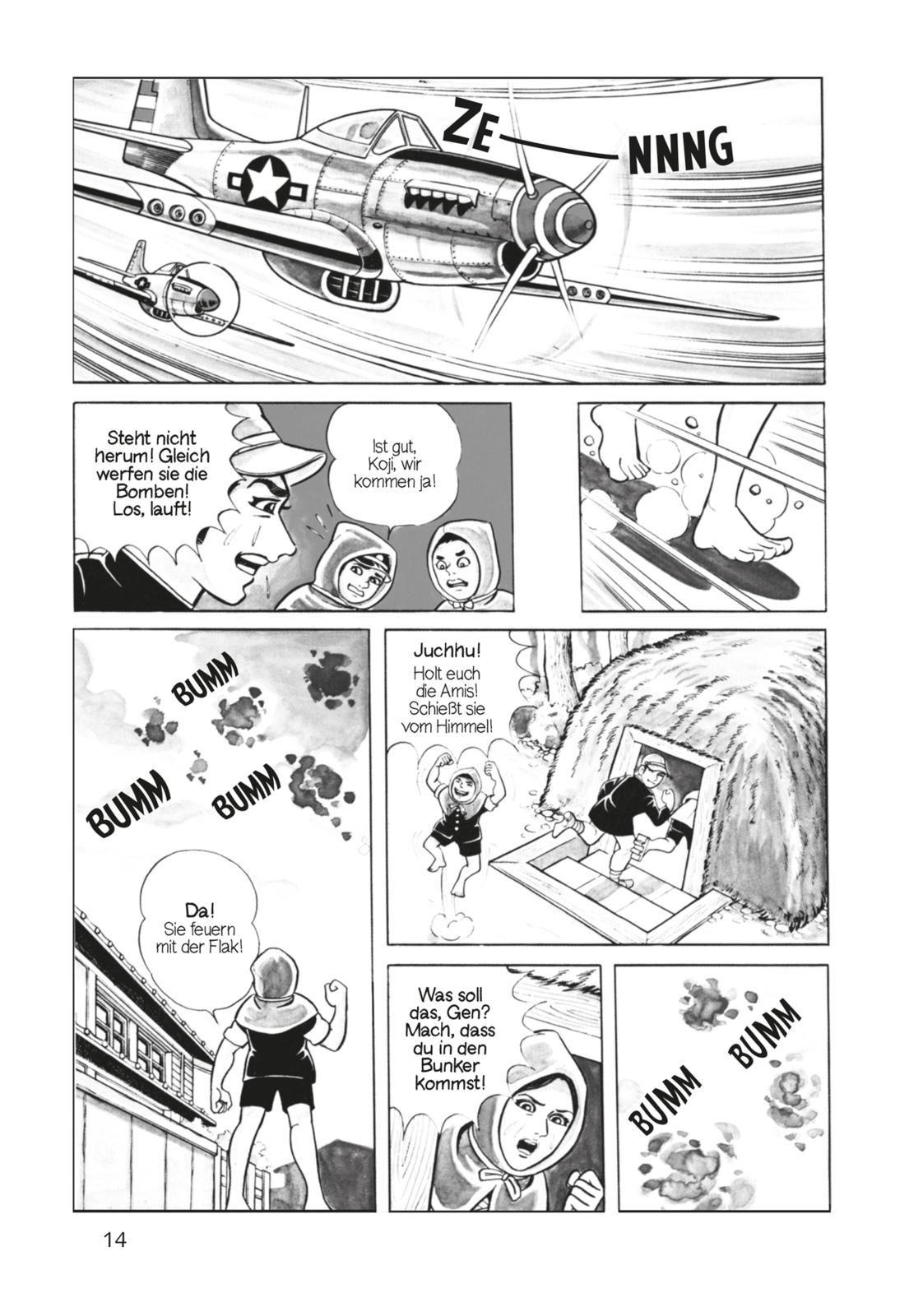 Beispielinhalt (Bild) Barfuß durch Hiroshima Doppelpack 1-2