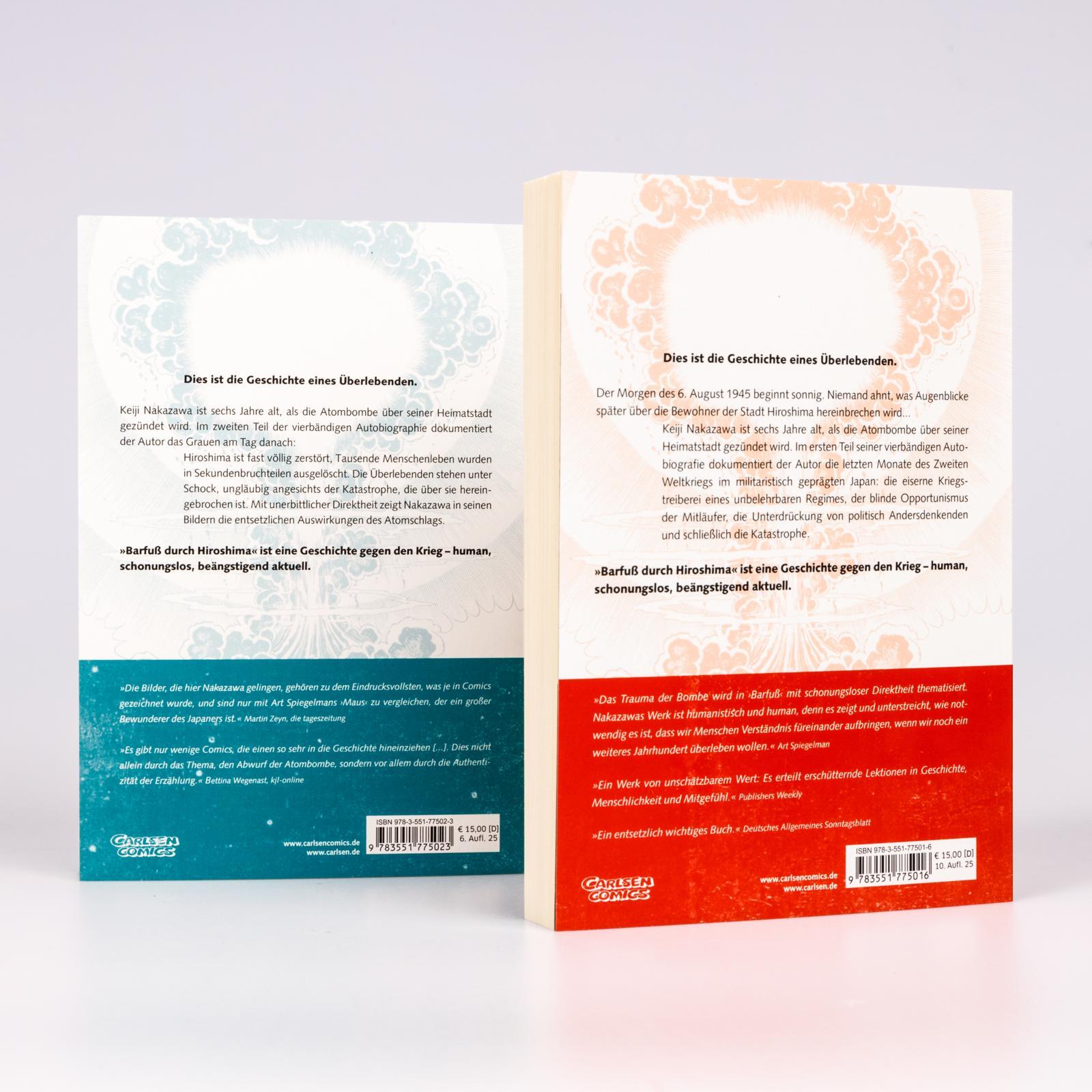 Beispielinhalt (Bild) Barfuß durch Hiroshima Doppelpack 1-2