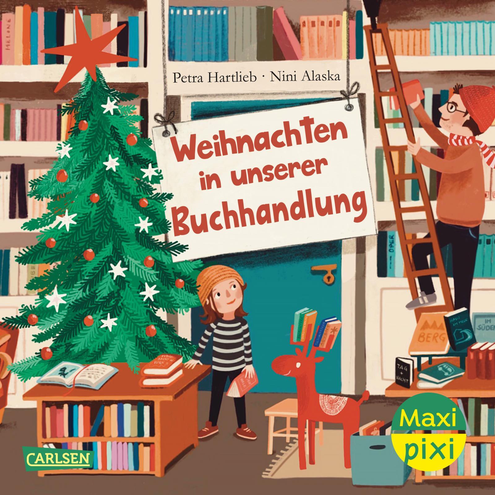 Vorderes Coverbild Maxi Pixi 453: VE 5: Weihnachten in unserer Buchhandlung (5 Exemplare)