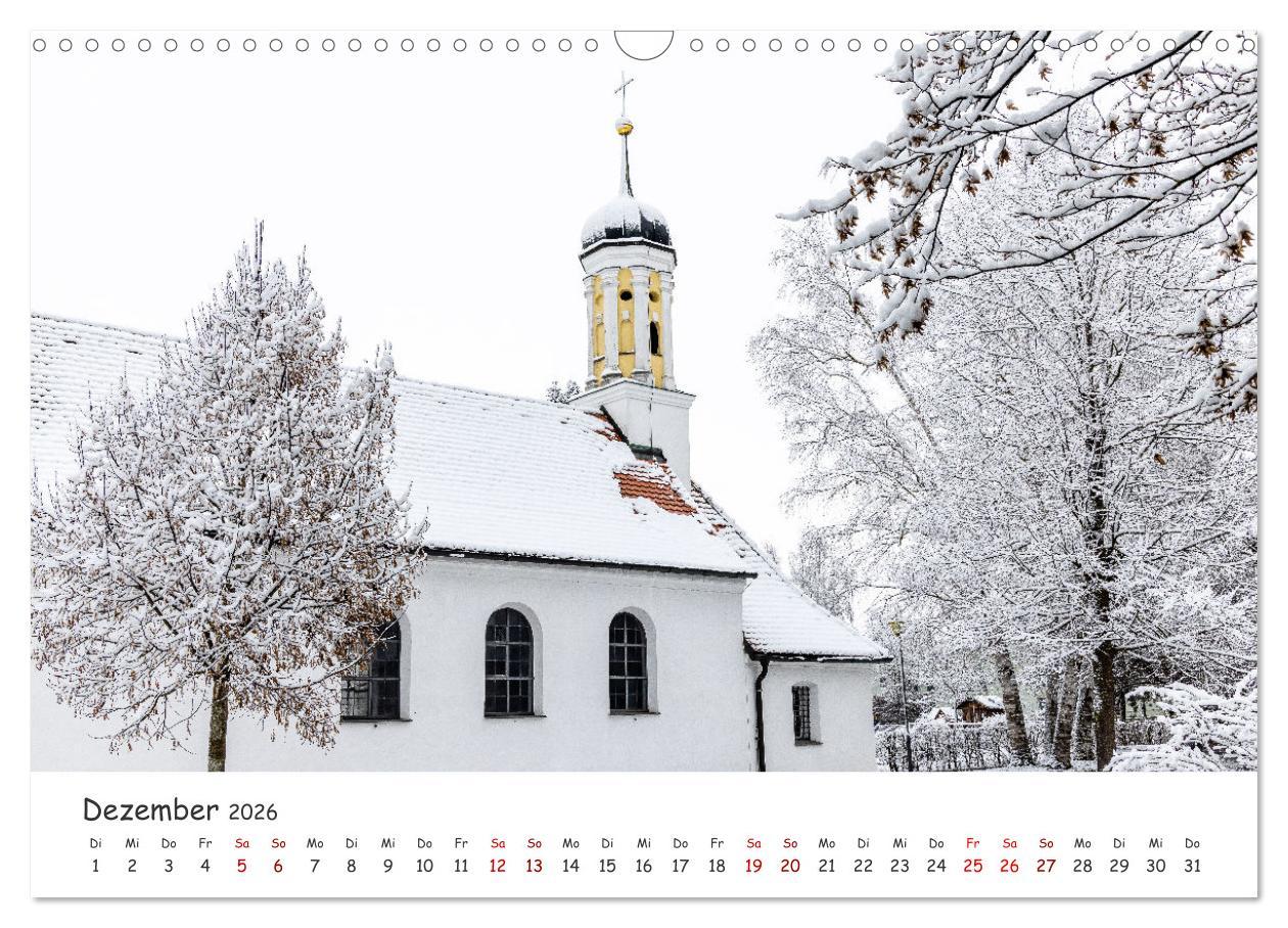 Beispielinhalt (Bild) Neusäß - Perle im Schmuttertal (Wandkalender 2026 DIN A3 quer), CALVENDO Monatskalender