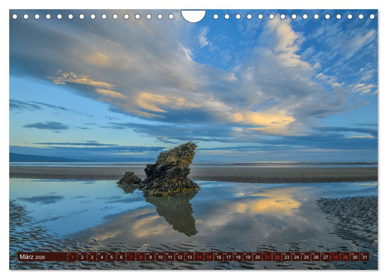 Beispielinhalt (Bild) Kraftplatz Wilde Küsten (Wandkalender 2026 DIN A4 quer), CALVENDO Monatskalender